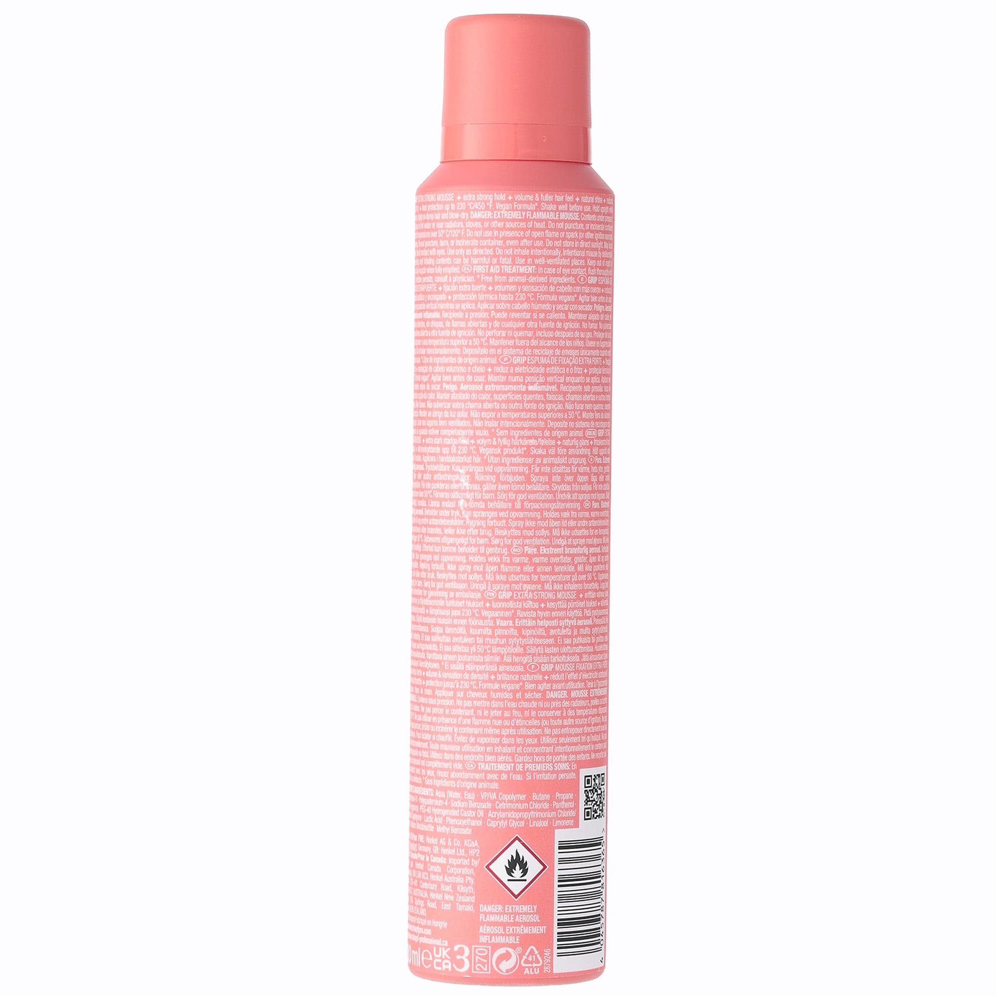 Osis Nuevo Hair Styling Products OSiS Grip Espuma 200ml Roberta Beauty Club Tienda Online Productos de Peluqueria