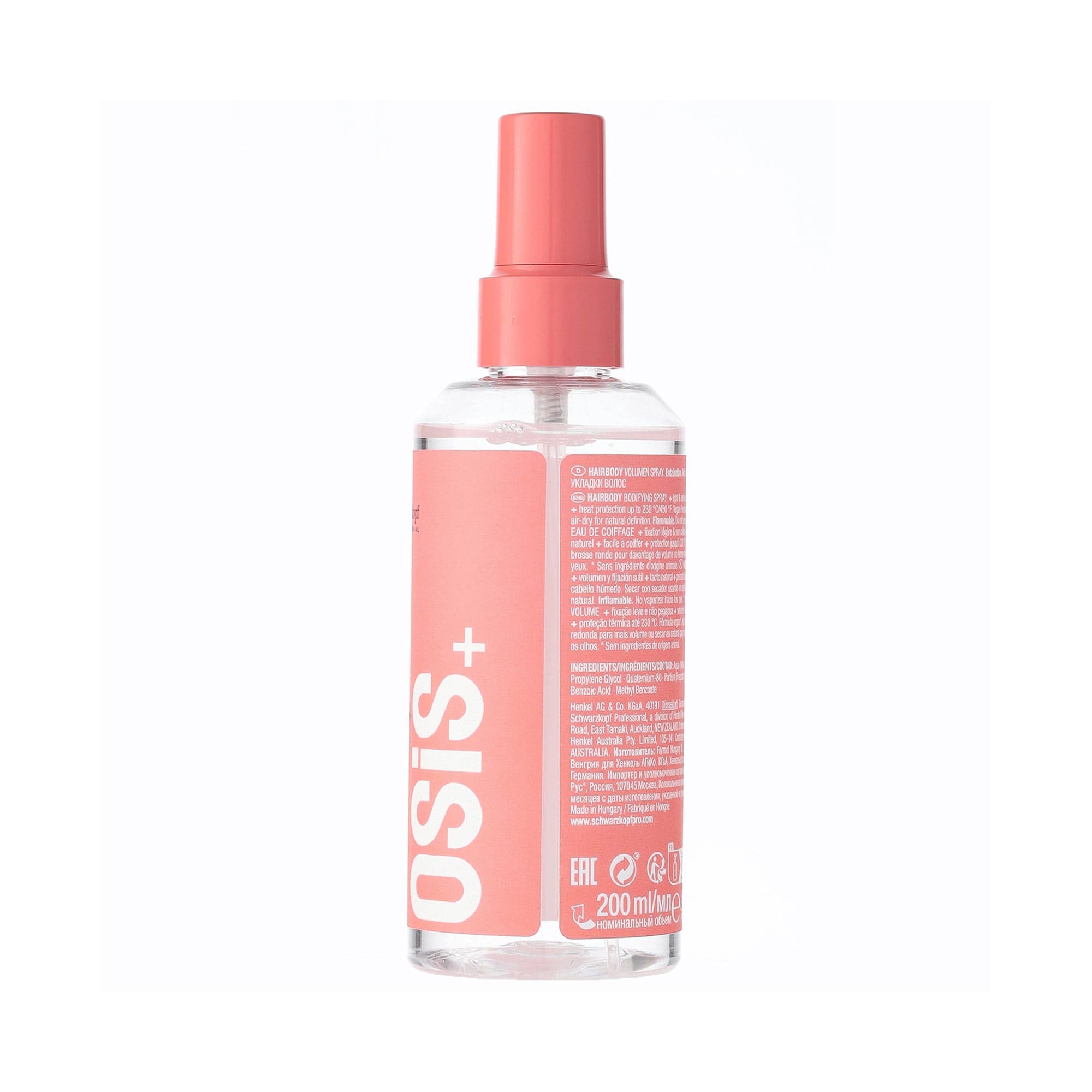 Osis Nuevo Hair Styling Products OSiS Hairbody Spray Voluminizador 200ml Roberta Beauty Club Tienda Online Productos de Peluqueria