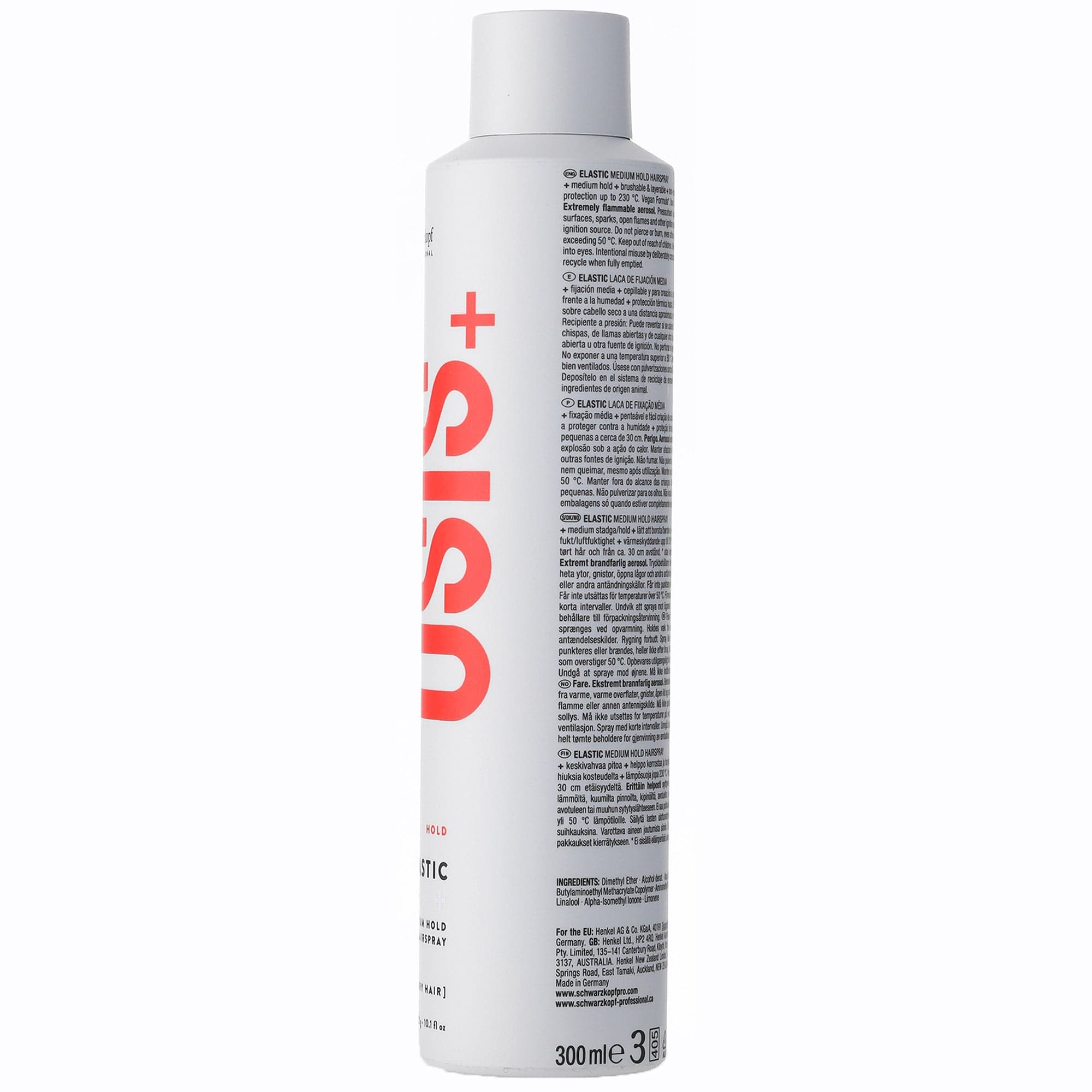 Osis Nuevo Styling OSiS+ Elastic Laca Fijación Flexible 300ml Roberta Beauty Club Tienda Online Productos de Peluqueria