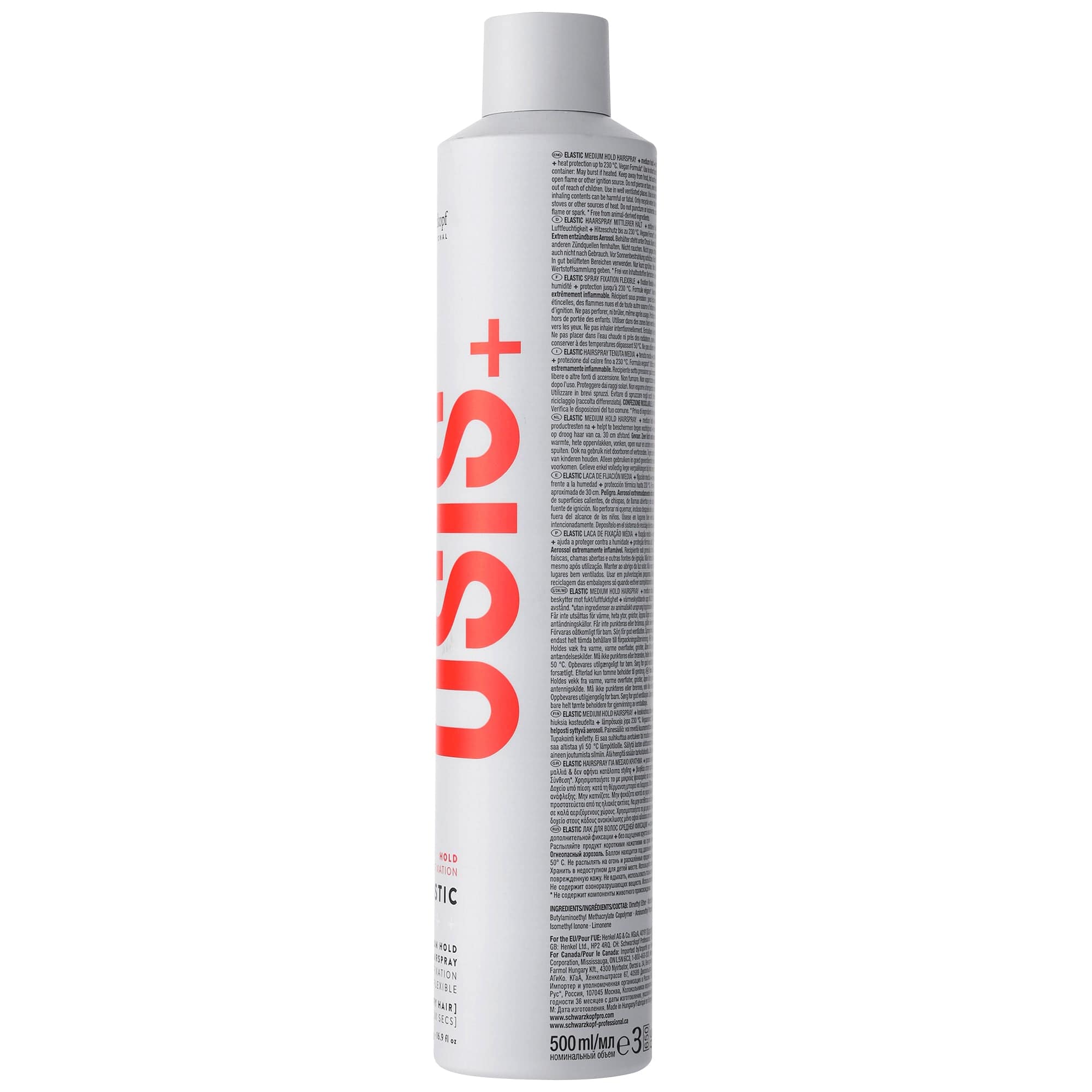 Osis Nuevo Styling OSiS+ Elastic Laca Fijación Flexible 500ml Roberta Beauty Club Tienda Online Productos de Peluqueria