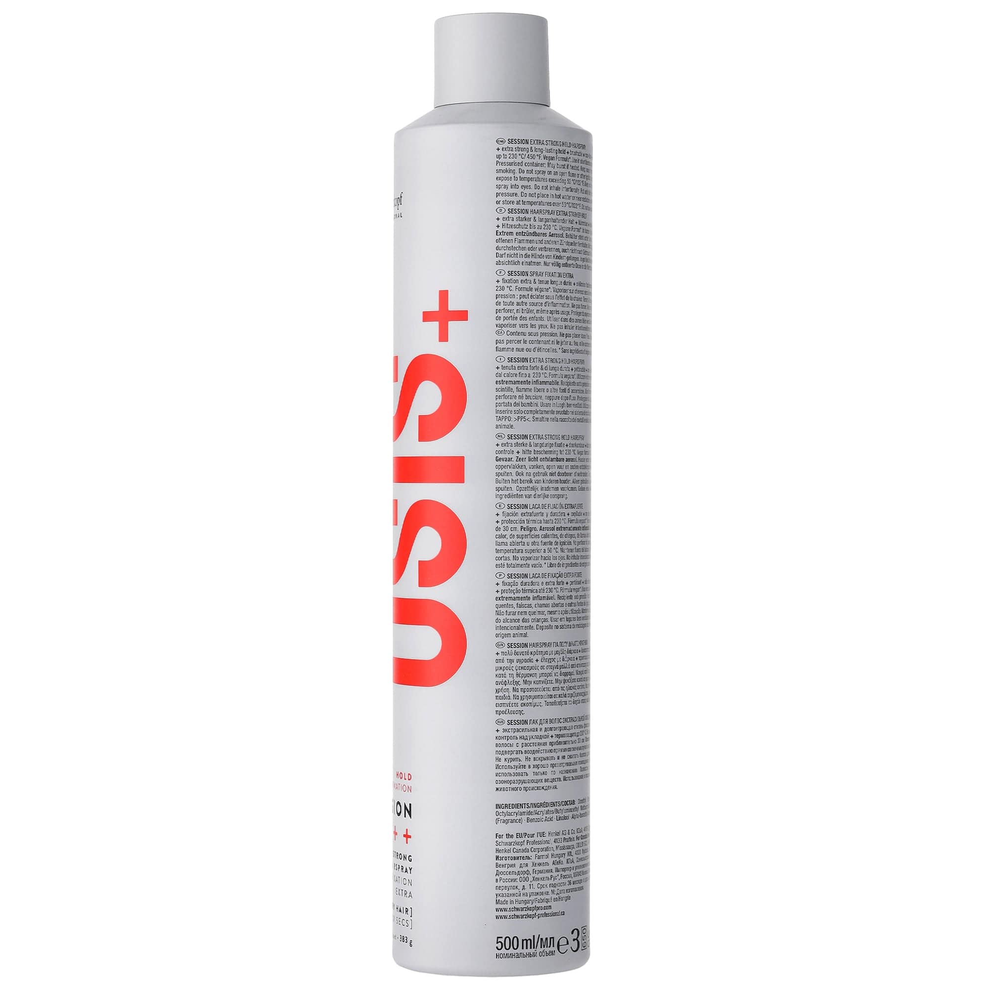 Osis Nuevo Styling OSiS Session  Laca Fijación Extra Fuerte 500ml Roberta Beauty Club Tienda Online Productos de Peluqueria