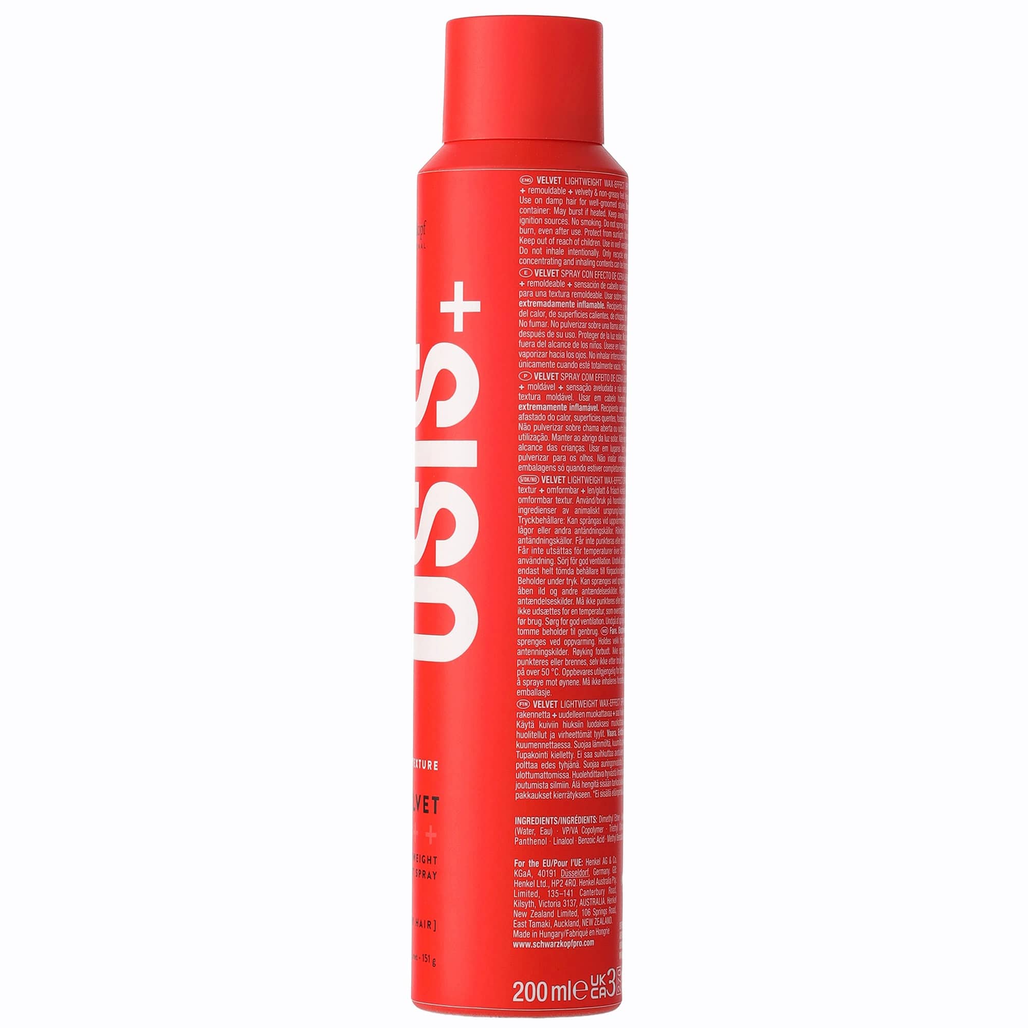Osis Nuevo Styling OSiS Velvet Spray Efecto Cera 200ml Roberta Beauty Club Tienda Online Productos de Peluqueria