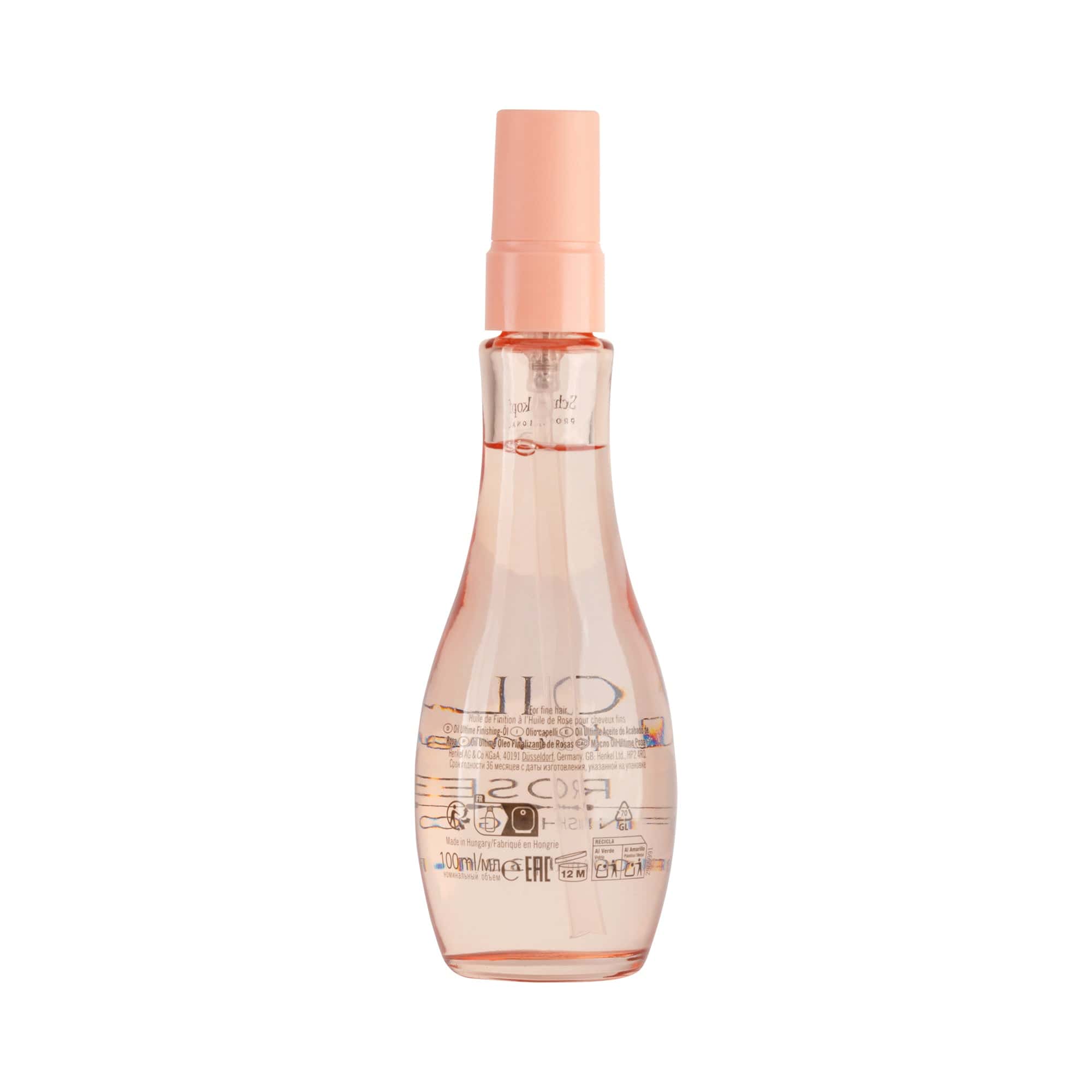 Schwarzkopf Aceite Capilar Oil Ultime Aceite Tratamiento de Acabado Rose 100ml Roberta Beauty Club Tienda Online Productos de Peluqueria