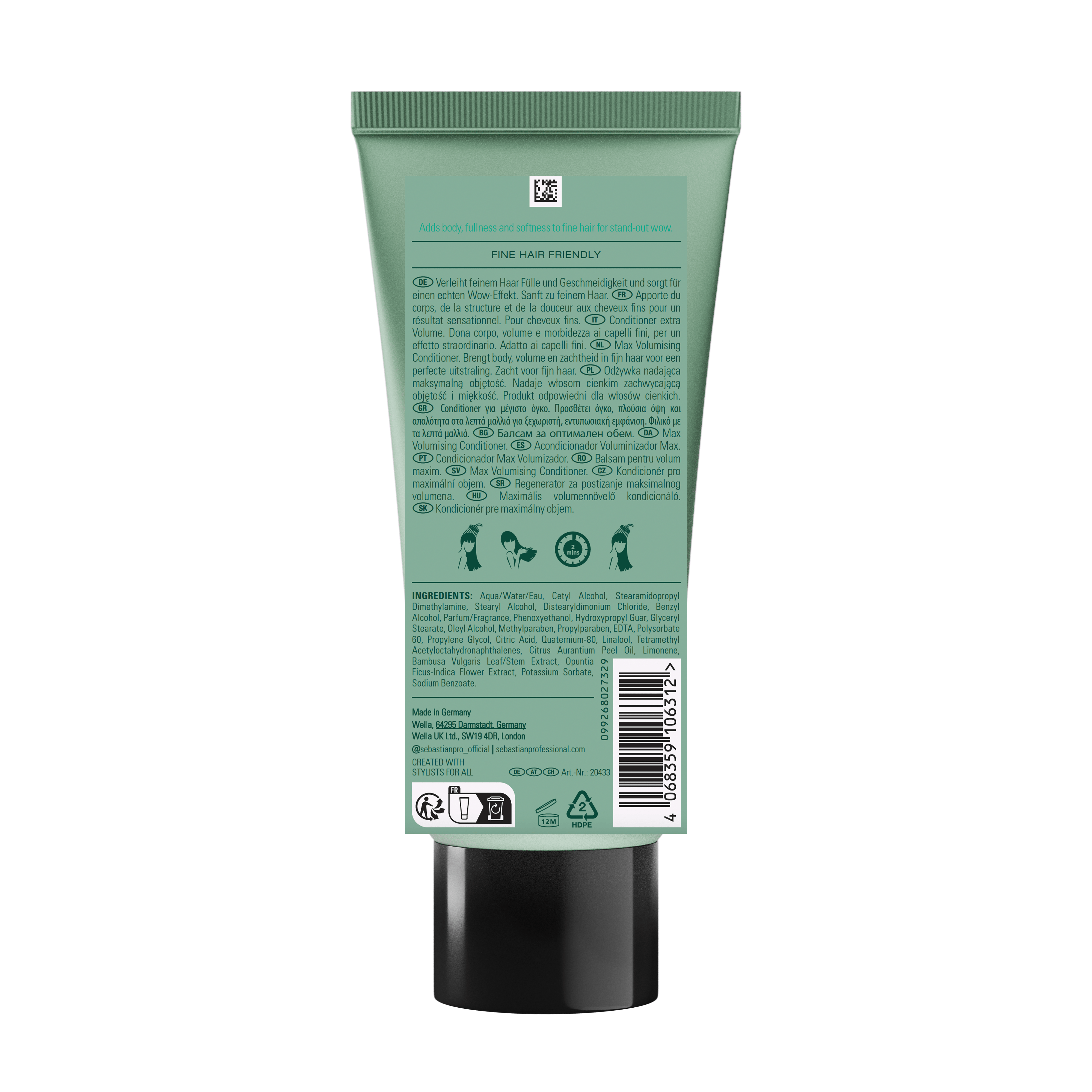 Sebastian Acondicionador Sebastian Professional Volupt Acondicionador 200ml Roberta Beauty Club Tienda Online Productos de Peluqueria