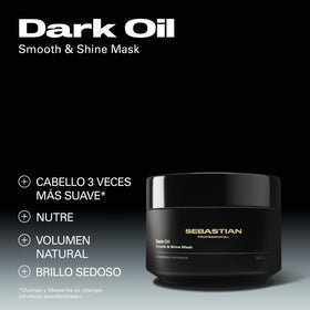 Sebastian Mascarilla Sebastian Professional Dark Oil Mascarilla 500ml Roberta Beauty Club Tienda Online Productos de Peluqueria