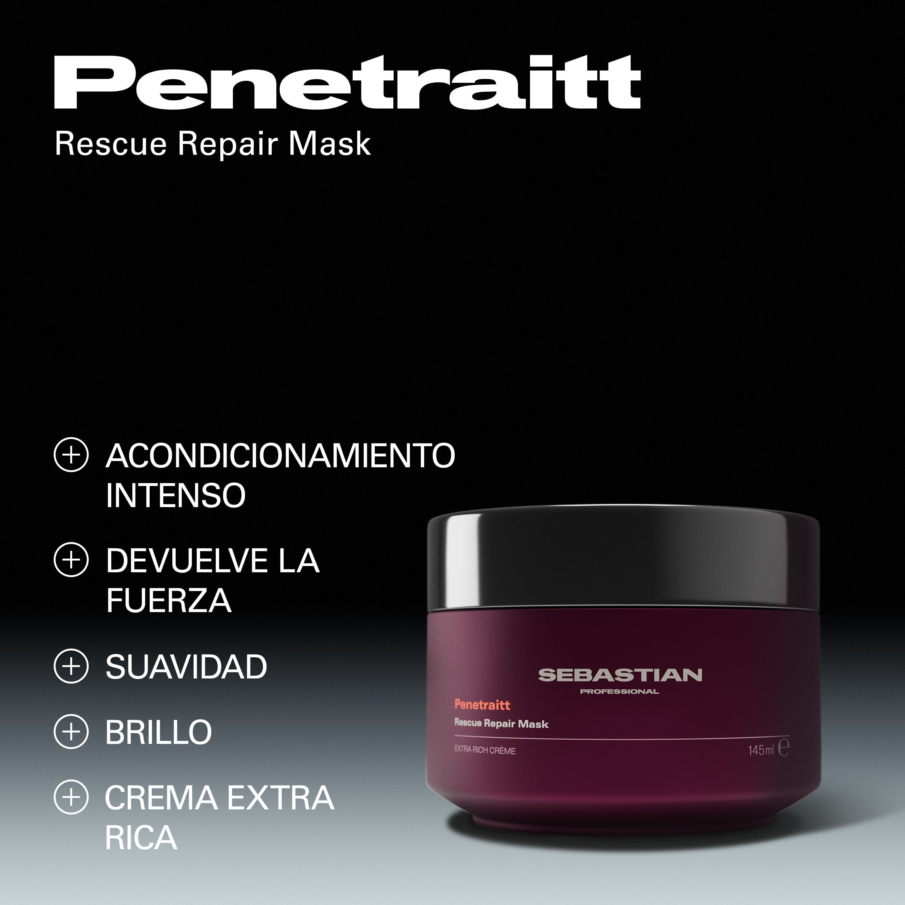 Sebastian Mascarilla Sebastian Professional Penetraitt Mascarilla 145ml Roberta Beauty Club Tienda Online Productos de Peluqueria