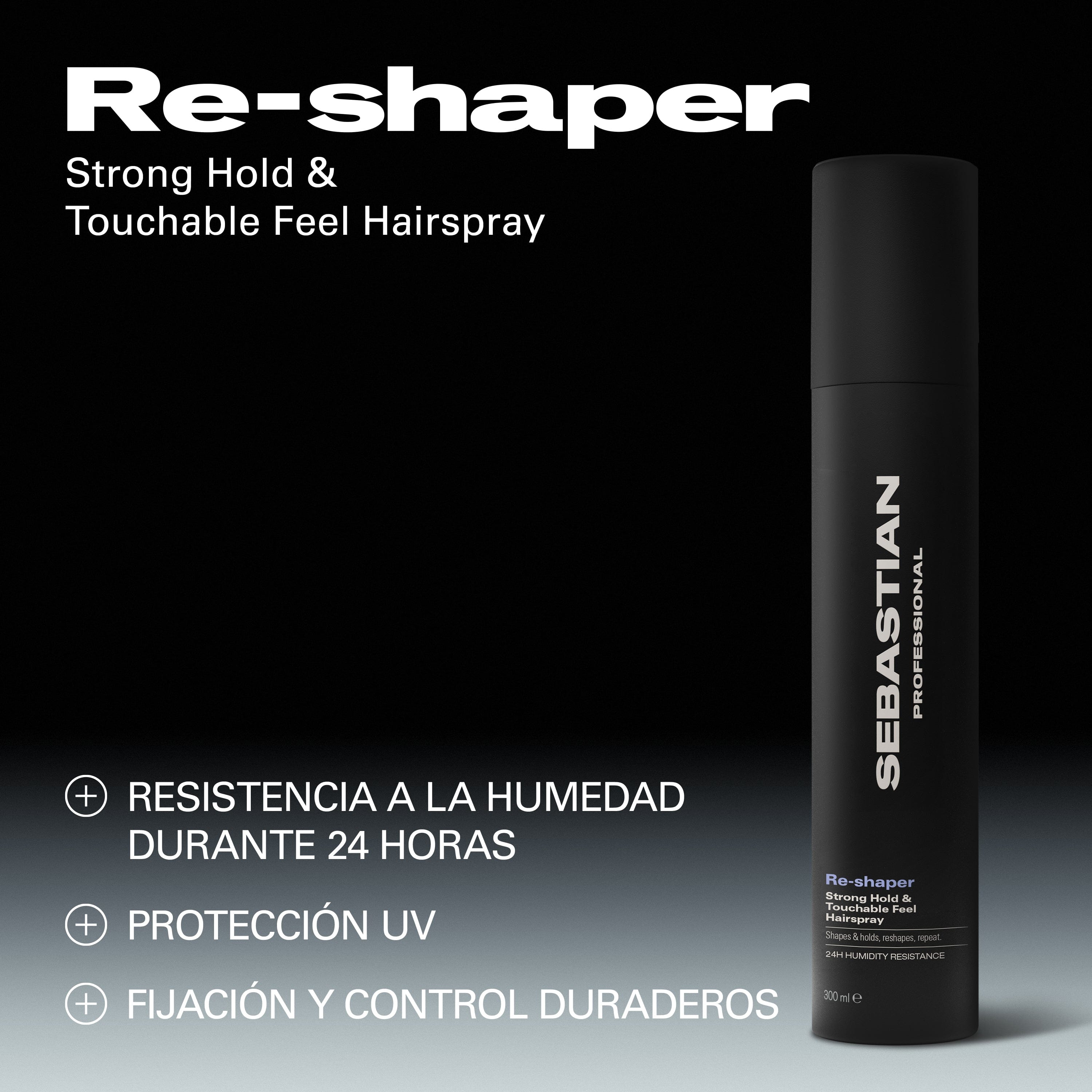 Sebastian Styling Sebastian Professional Reshaper Laca Fijación Fuerte 300ml Roberta Beauty Club Tienda Online Productos de Peluqueria