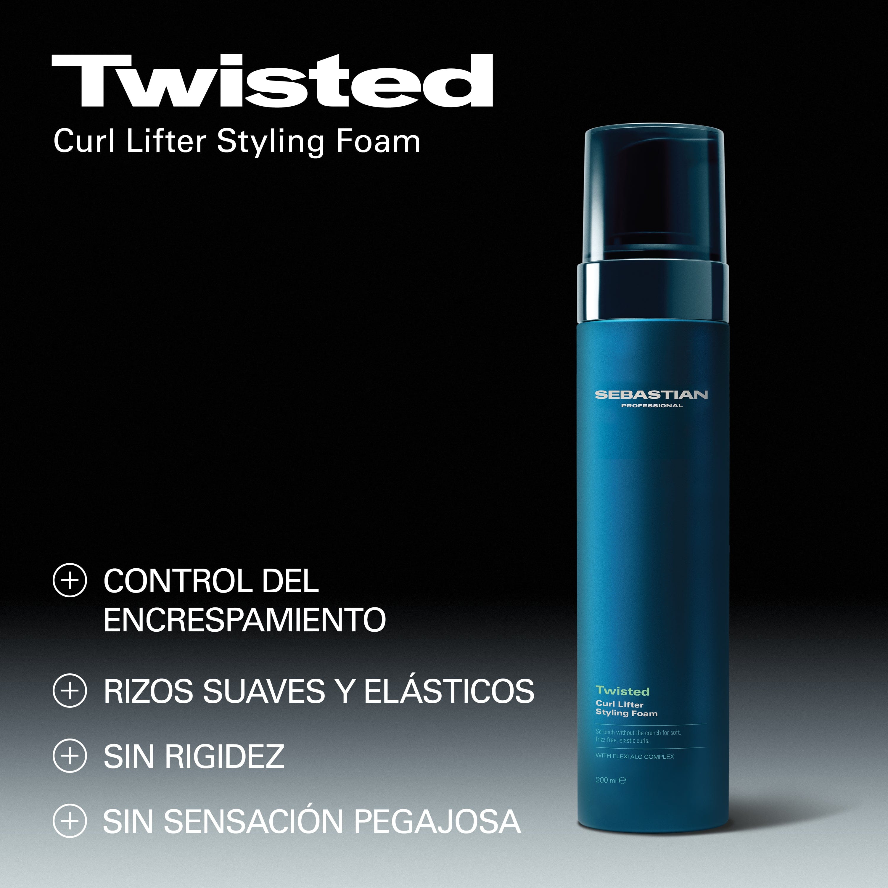 Sebastian Styling Sebastian Professional Twisted Espuma 200ml Roberta Beauty Club Tienda Online Productos de Peluqueria