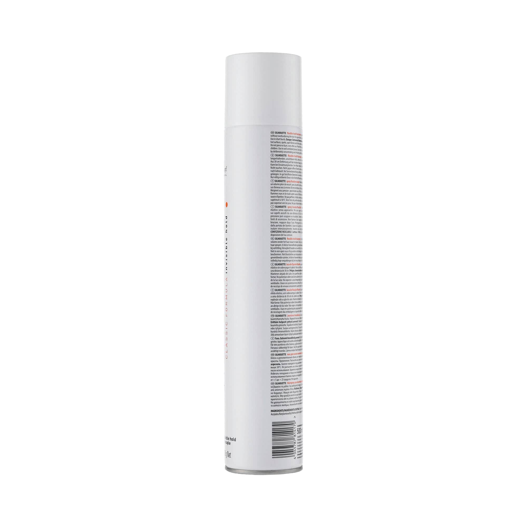 Silhouette Styling SILHOUETTE FLEXIBLE HOLD Laca 500ml Roberta Beauty Club Tienda Online Productos de Peluqueria