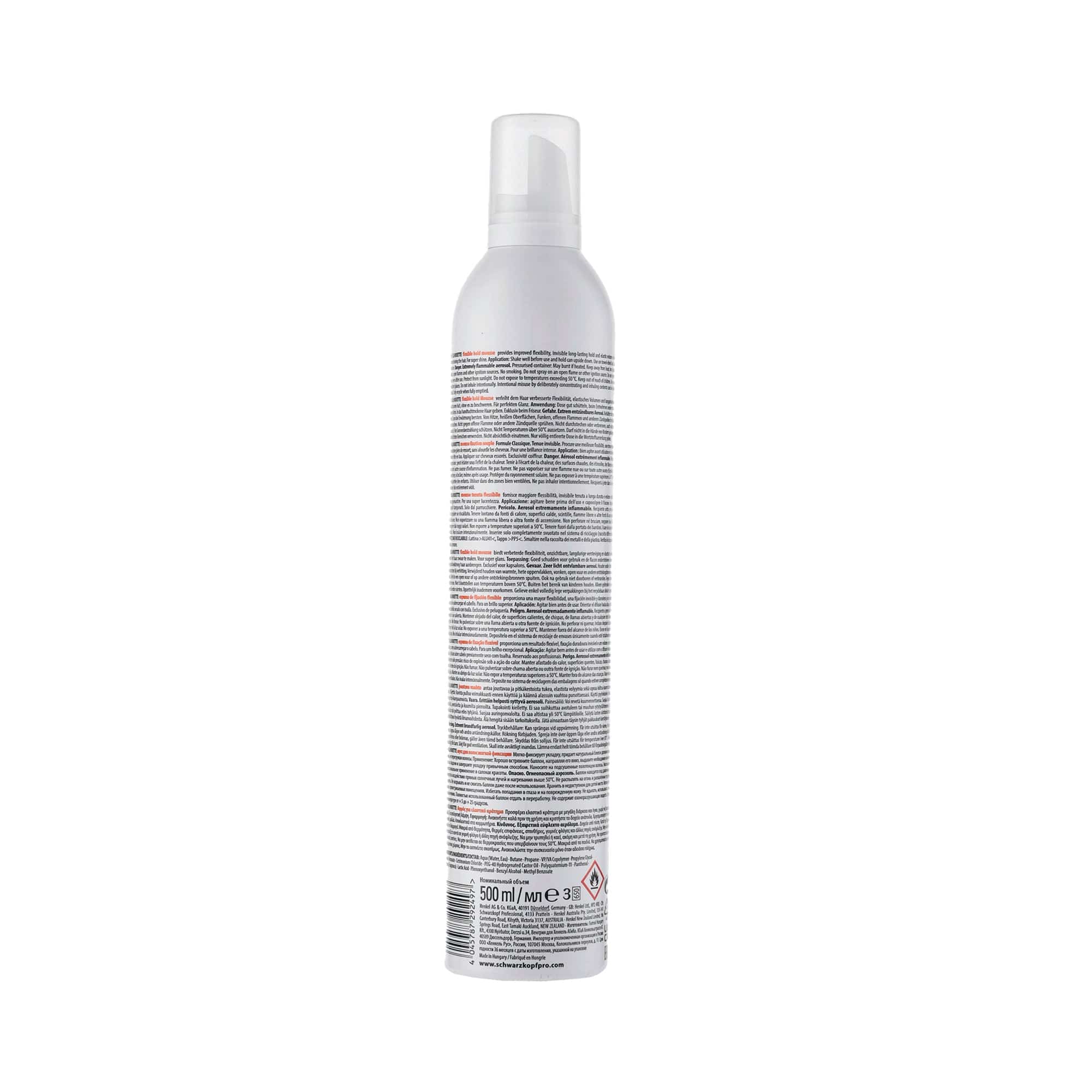 Silhouette Styling SILHOUETTE FLEXIBLE HOLD Mousse 500ml Roberta Beauty Club Tienda Online Productos de Peluqueria