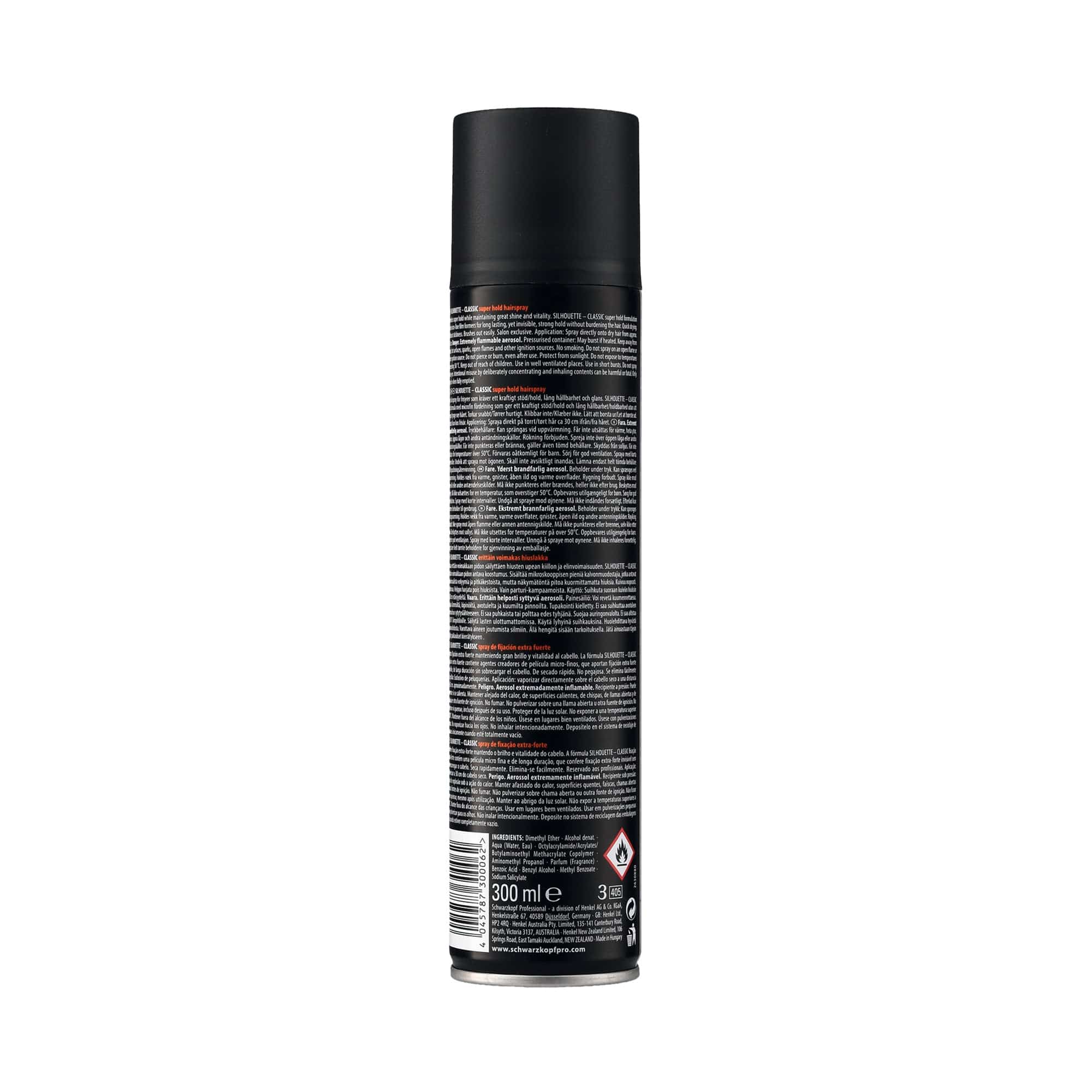 Silhouette Styling SILHOUETTE SUPER HOLD Laca 300ml Roberta Beauty Club Tienda Online Productos de Peluqueria