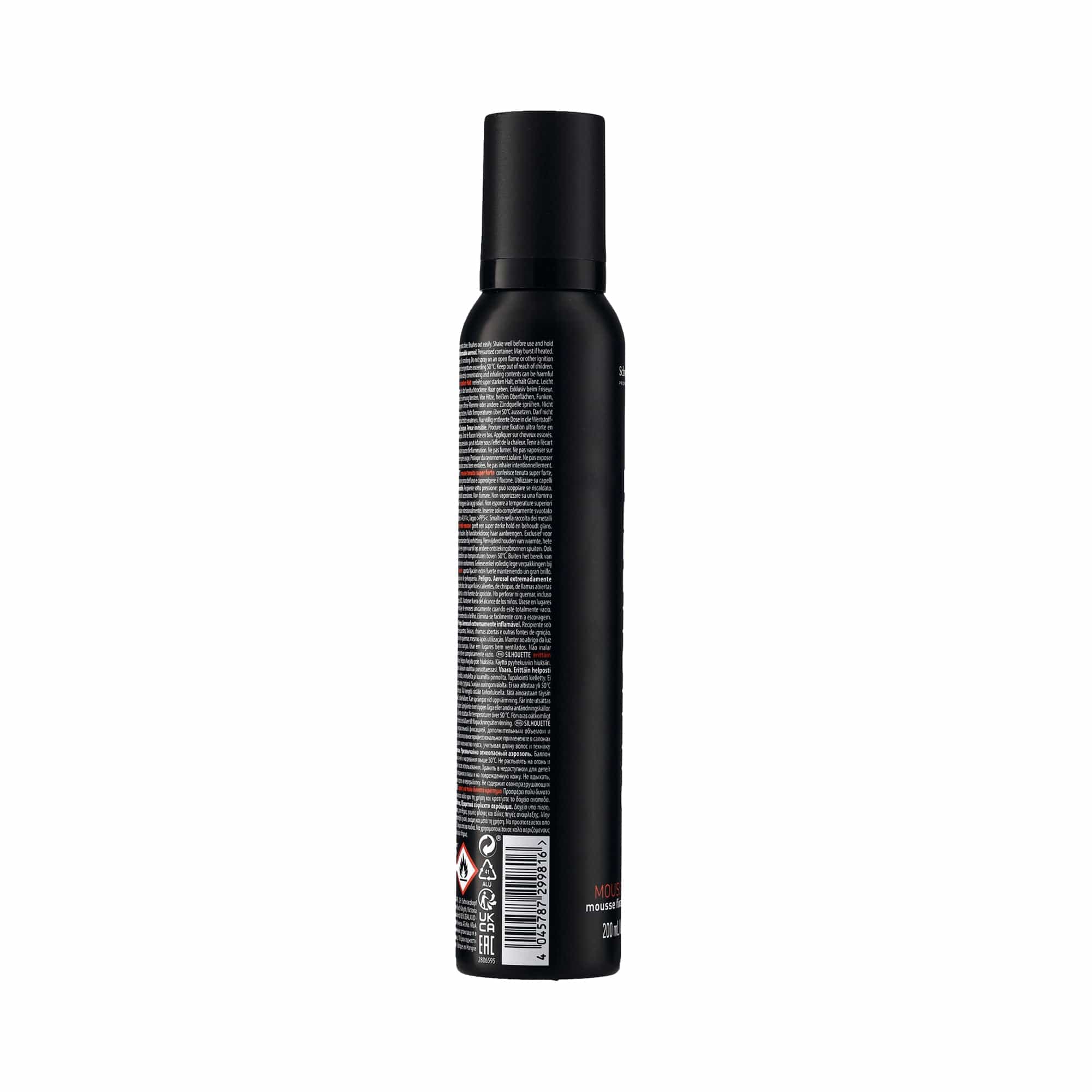 Silhouette Styling SILHOUETTE SUPER HOLD Mousse 500ml Roberta Beauty Club Tienda Online Productos de Peluqueria
