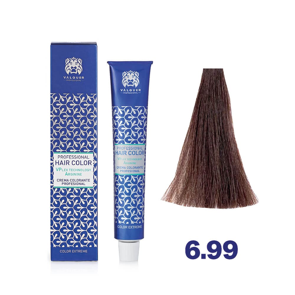 Valquer Tinte VALQUER 6.99 RUBIO OSCURO MARRON INTENSO CREMA COLORANTE 60 ML Roberta Beauty Club Tienda Online Productos de Peluqueria
