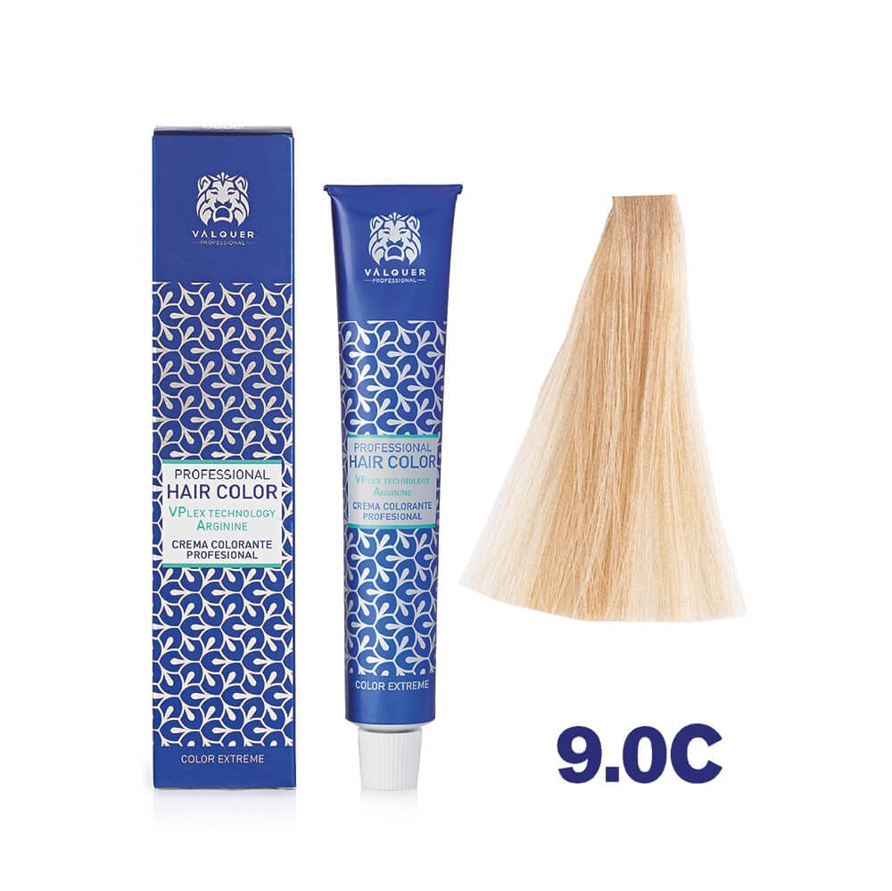 Valquer Tinte VALQUER 9.0C RUBIO MUY CLARO FRIO CREMA COLORANTE PROFESIONAL 60 ML Roberta Beauty Club Tienda Online Productos de Peluqueria
