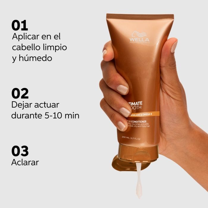 Wella Acondicionador Wella Acondicionador ULTIMATE SMOOTH antiencrespamiento 200 ml Roberta Beauty Club Tienda Online Productos de Peluqueria