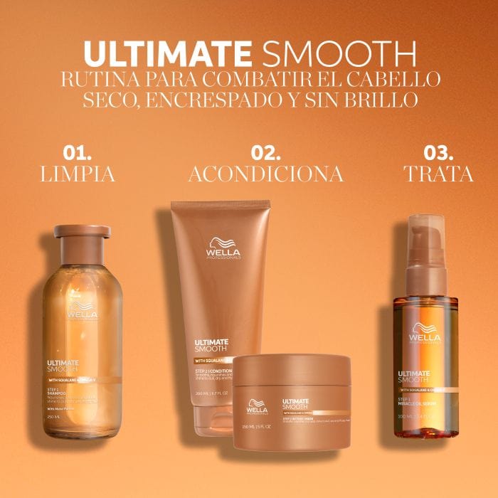 Wella Champú Wella Champú ULTIMATE SMOOTH antiencrespamiento 250 ml Roberta Beauty Club Tienda Online Productos de Peluqueria