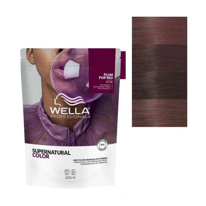 Wella Hair Color Wella Supernatural Plum Pop Red 4/56 120 g Roberta Beauty Club Tienda Online Productos de Peluqueria