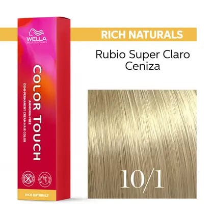 Wella Tinte Color Touch 10/1 Rubio Súper Claro Ceniza-60ML Roberta Beauty Club Tienda Online Productos de Peluqueria
