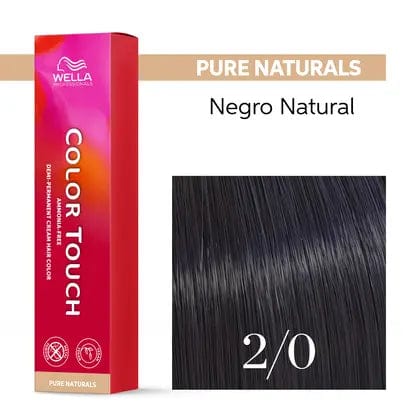 Wella Tinte Color Touch 2/0 Negro -60ML Roberta Beauty Club Tienda Online Productos de Peluqueria