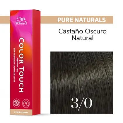 Wella Tinte Color Touch 3/0 Castaño Oscuro -60ML Roberta Beauty Club Tienda Online Productos de Peluqueria