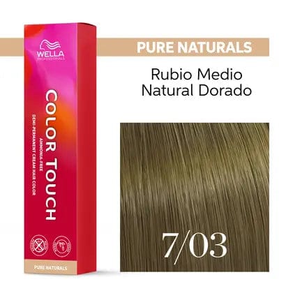 Wella Tinte Color Touch 7/3 Rubio Medio Dorado -60ML Roberta Beauty Club Tienda Online Productos de Peluqueria