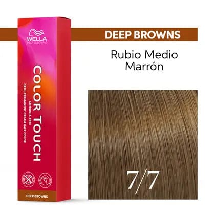 Wella Tinte Color Touch 7/7 Rubio Medio Marrón -60ML Roberta Beauty Club Tienda Online Productos de Peluqueria