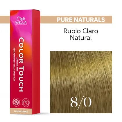 Wella Tinte Color Touch 8/0 Rubio Claro Natural -60ML Roberta Beauty Club Tienda Online Productos de Peluqueria