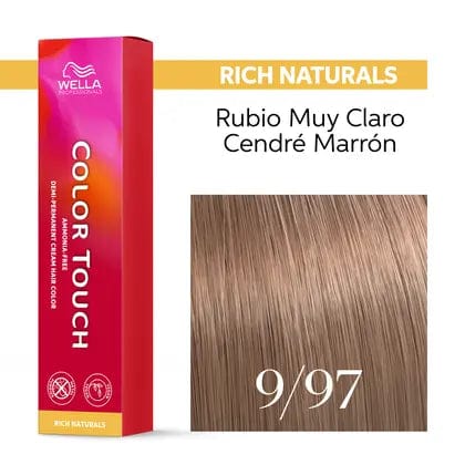 Wella Tinte Color Touch 9/97 Rubio Muy Claro Ceniza Marrón -60ML Roberta Beauty Club Tienda Online Productos de Peluqueria