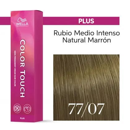 Wella Tinte Color Touch Plus 77/07 Rubio Medio Intenso Natural Marrón-60ML Roberta Beauty Club Tienda Online Productos de Peluqueria