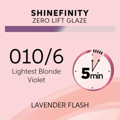 Wella Tinte Shinefinity Wella 010/6 Rubio Claro Ceniza Lanvada -60ML Roberta Beauty Club Tienda Online Productos de Peluqueria