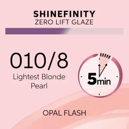 Wella Tinte Shinefinity Wella 010/8 Rubio Claro Ceniza Ópalo -60ML Roberta Beauty Club Tienda Online Productos de Peluqueria