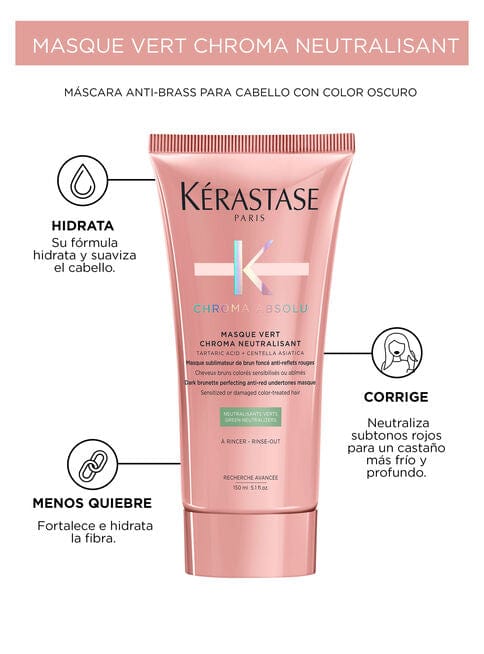 Kérastase Mascarilla Capilar Mascarilla Vert Chroma Neutralisant 150 ML Roberta Beauty Club