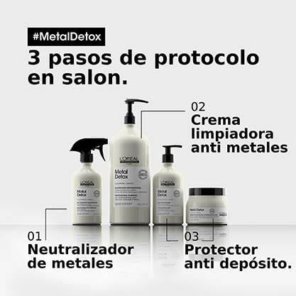 L'Oréal Professionnel Hair Care Spray Pre-Tratamiento Metal Detox 500ML Roberta Beauty Club