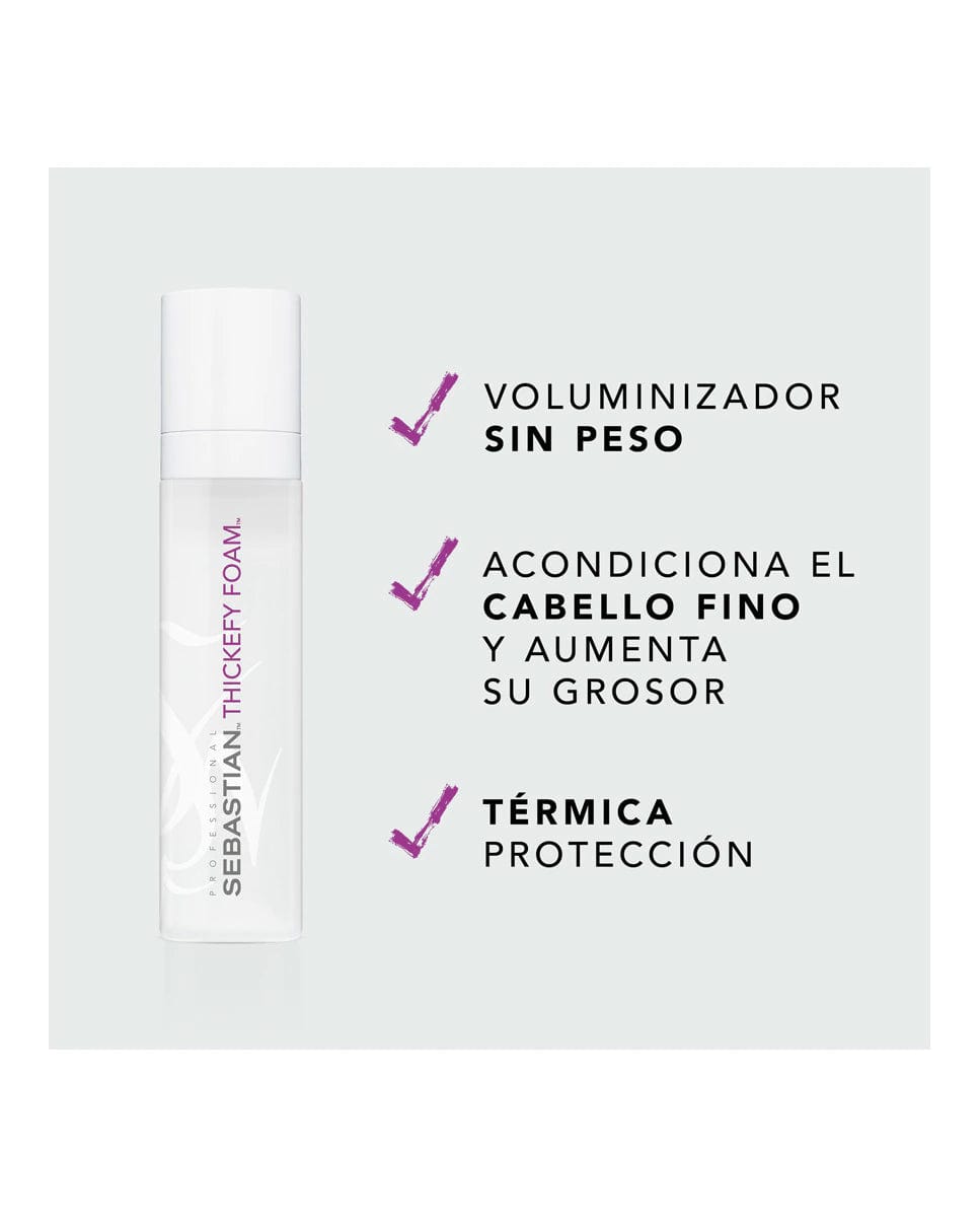 Sebastian Styling THICKEFY FOAM Espuma Voluminizadora 190ml Roberta Beauty Club