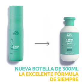Wella Invigo - Champú VOLUME BOOST cabello fino y sin volumen 300 ml