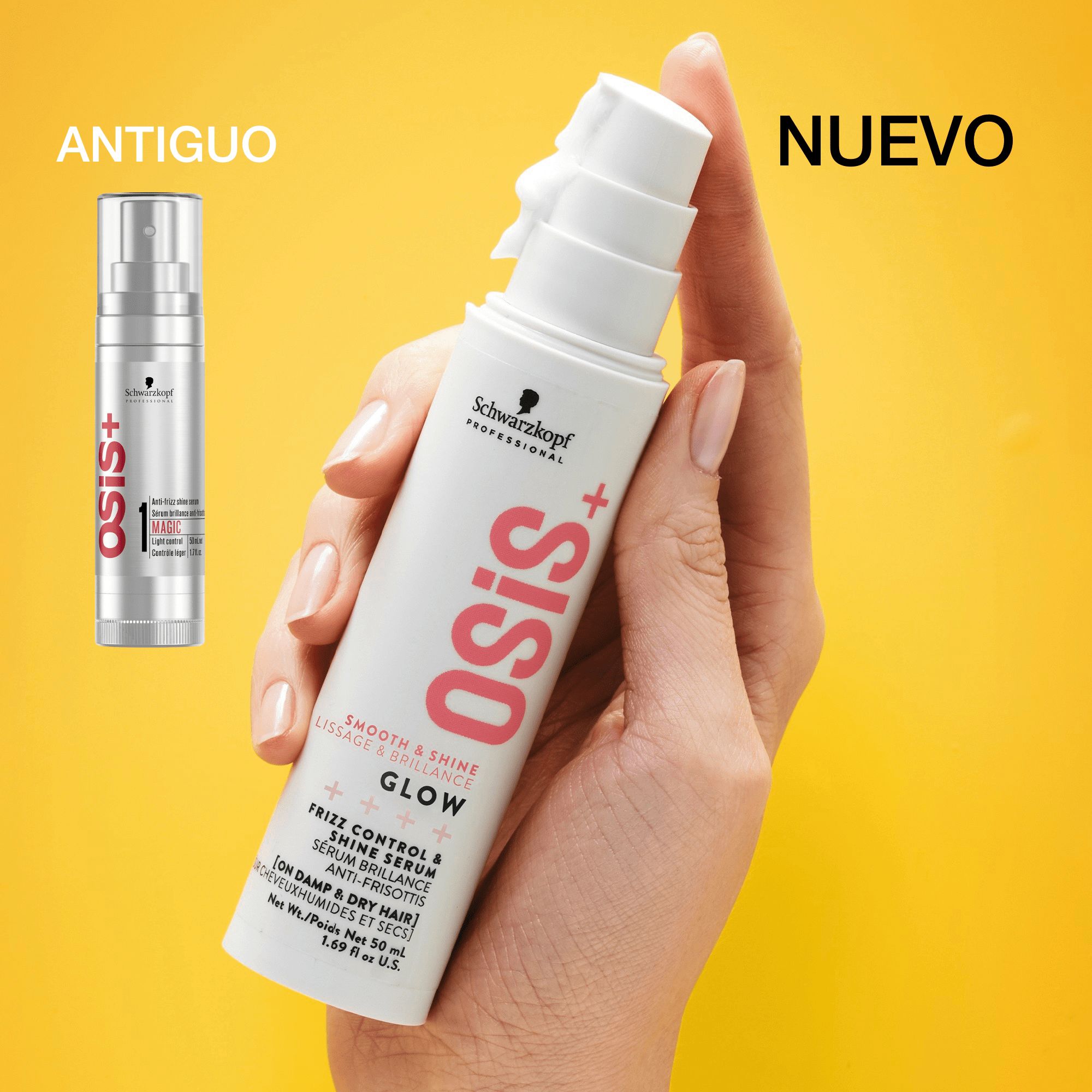 Osis Nuevo Hair Styling Products OSiS Glow Sérum de Brillo 50ml Roberta Beauty Club Tienda Online Productos de Peluqueria