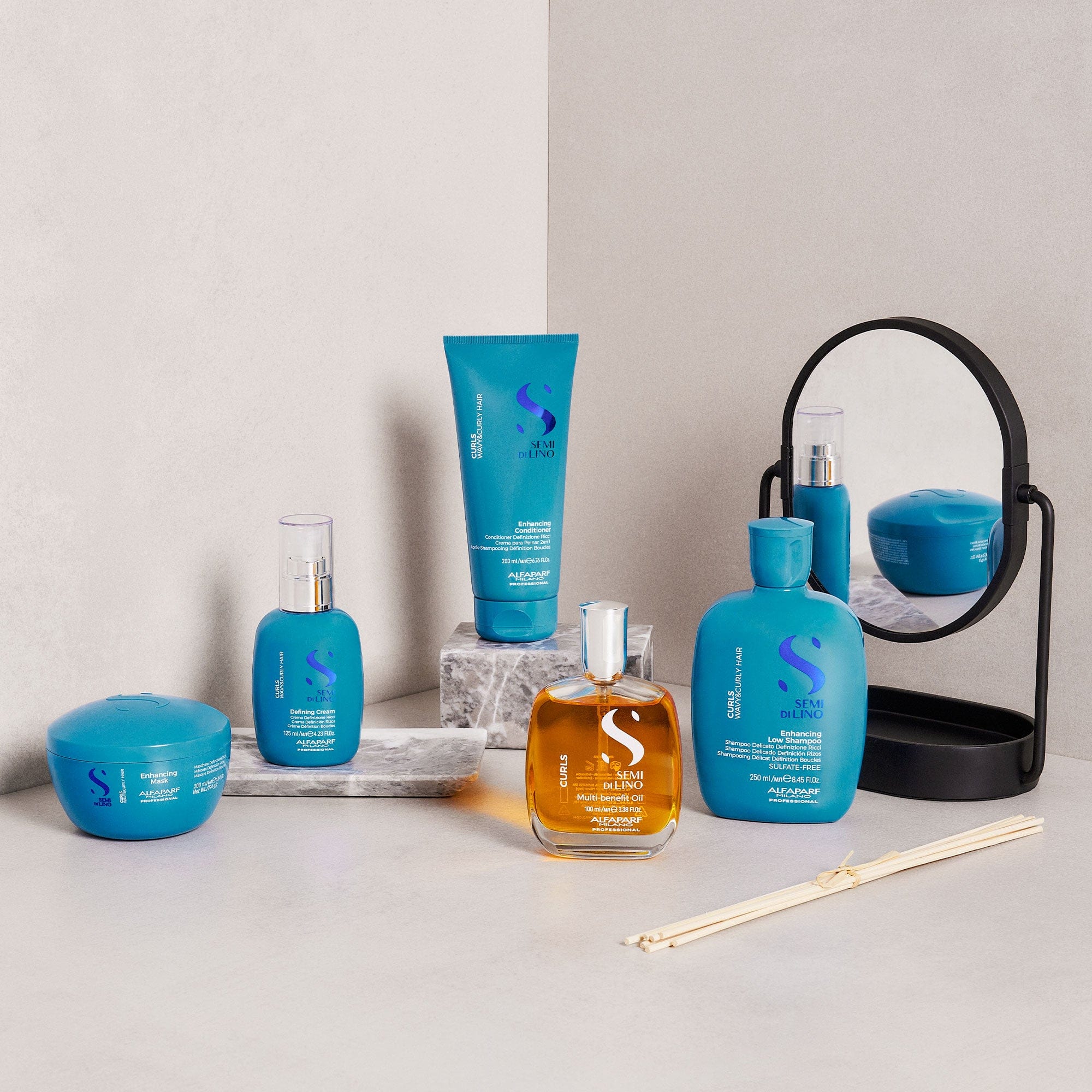 Alfaparf Champú Alfaparf Semi di Lino Curls Enhancing Low Shampoo 250 ml Roberta Beauty Club Tienda Online Productos de Peluqueria