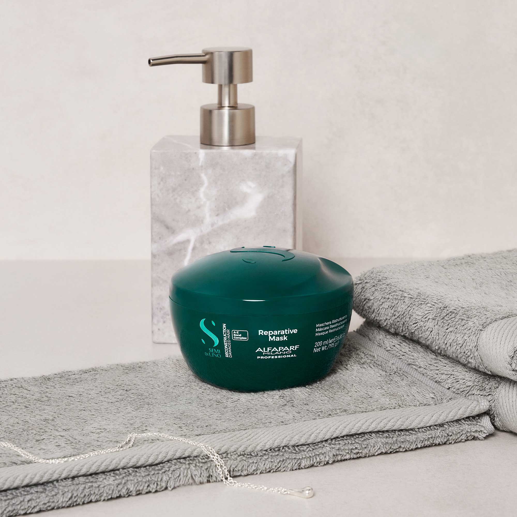Alfaparf Mascarilla Alfaparf Semi di Lino Reconstruction Reparative Mask 200 ml Roberta Beauty Club Tienda Online Productos de Peluqueria