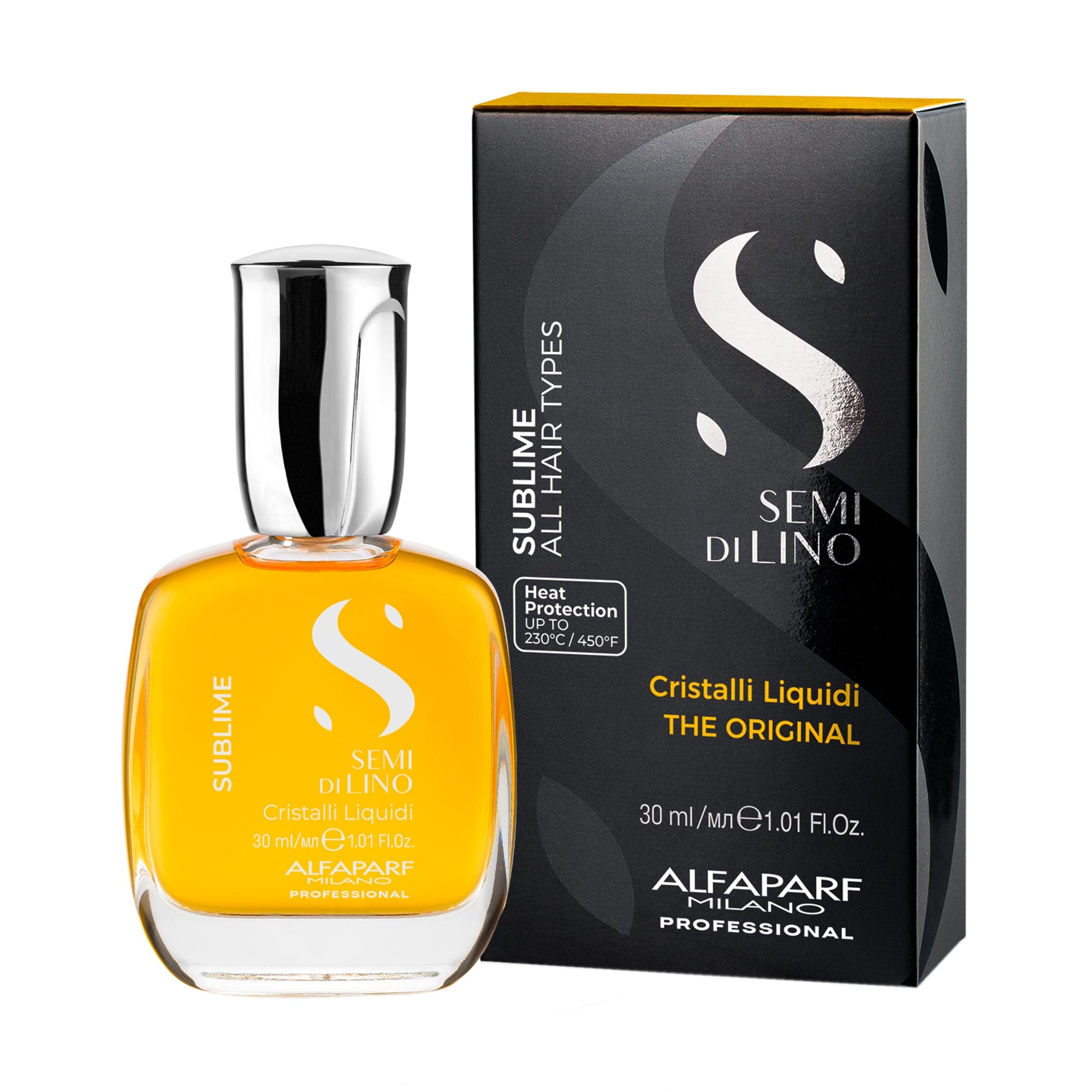 Alfaparf Protector Térmico Alfaparf Semi di Lino Sublime Cristalli Liquidi 30 ml Roberta Beauty Club Tienda Online Productos de Peluqueria