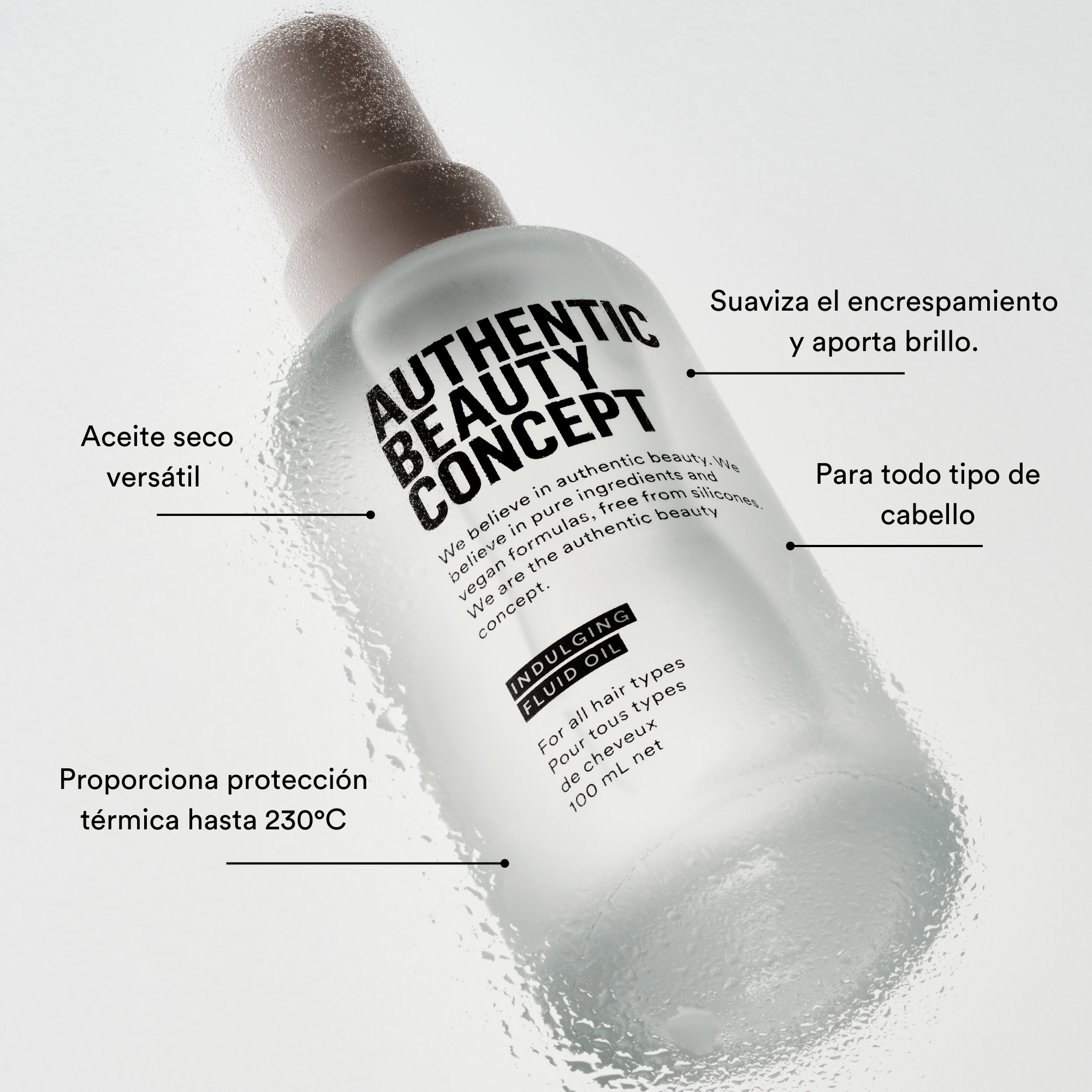 Authentic Beauty Concept Aceite Capilar Aceite Fluido 100 ml Roberta Beauty Club Tienda Online Productos de Peluqueria
