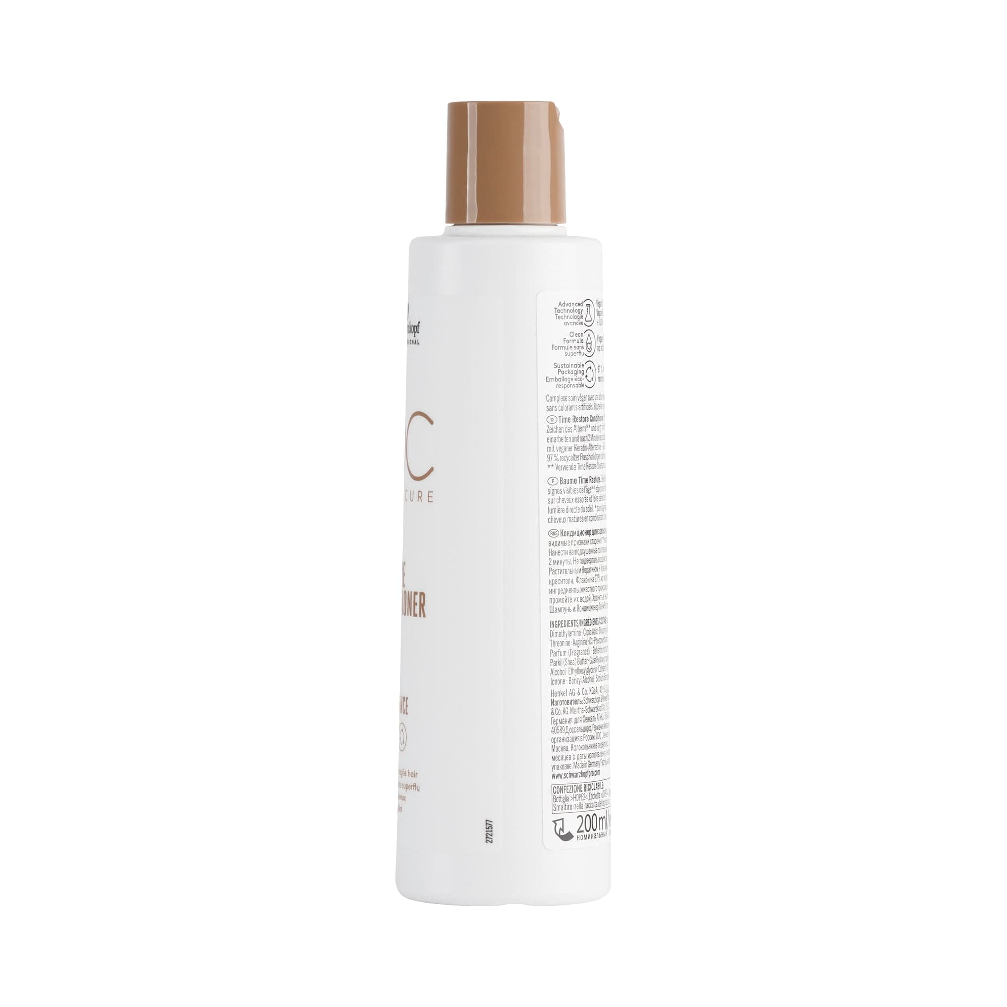 BC Bonacure Conditioners Bonacure Time Restore Acondicionador 200ml Roberta Beauty Club Tienda Online Productos de Peluqueria