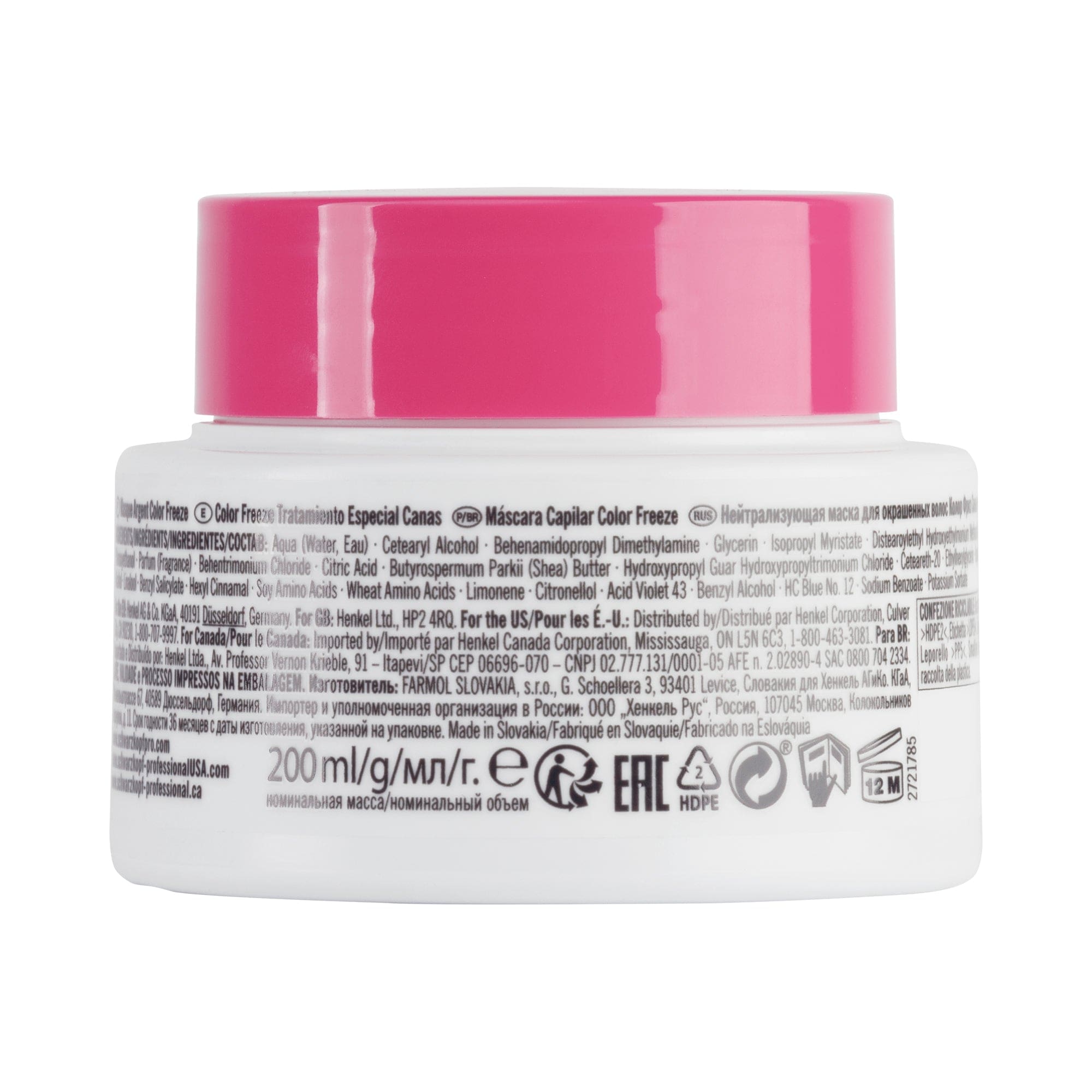 BC Bonacure Hair Care Bonacure Color Freeze Tratamiento Especial Canas 200ml Roberta Beauty Club Tienda Online Productos de Peluqueria