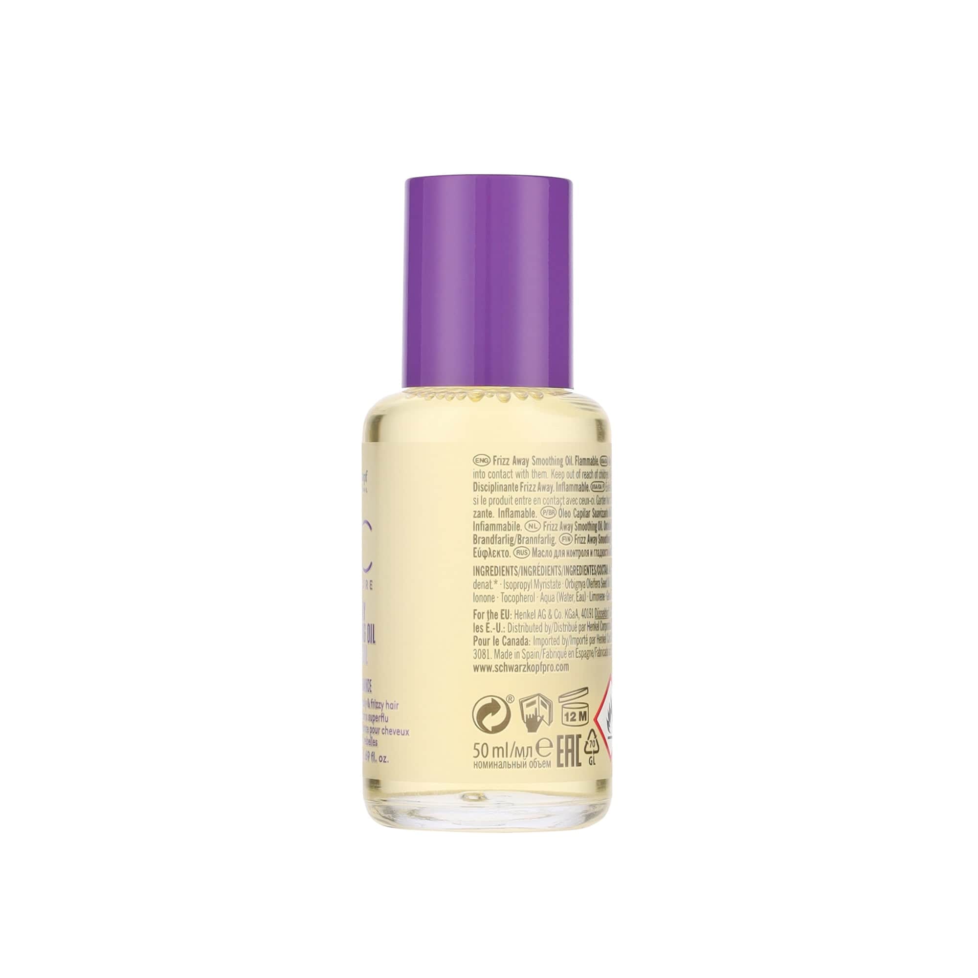 BC Bonacure Hair Care Bonacure Frizz Away Aceite Suavizante 50ml Roberta Beauty Club Tienda Online Productos de Peluqueria
