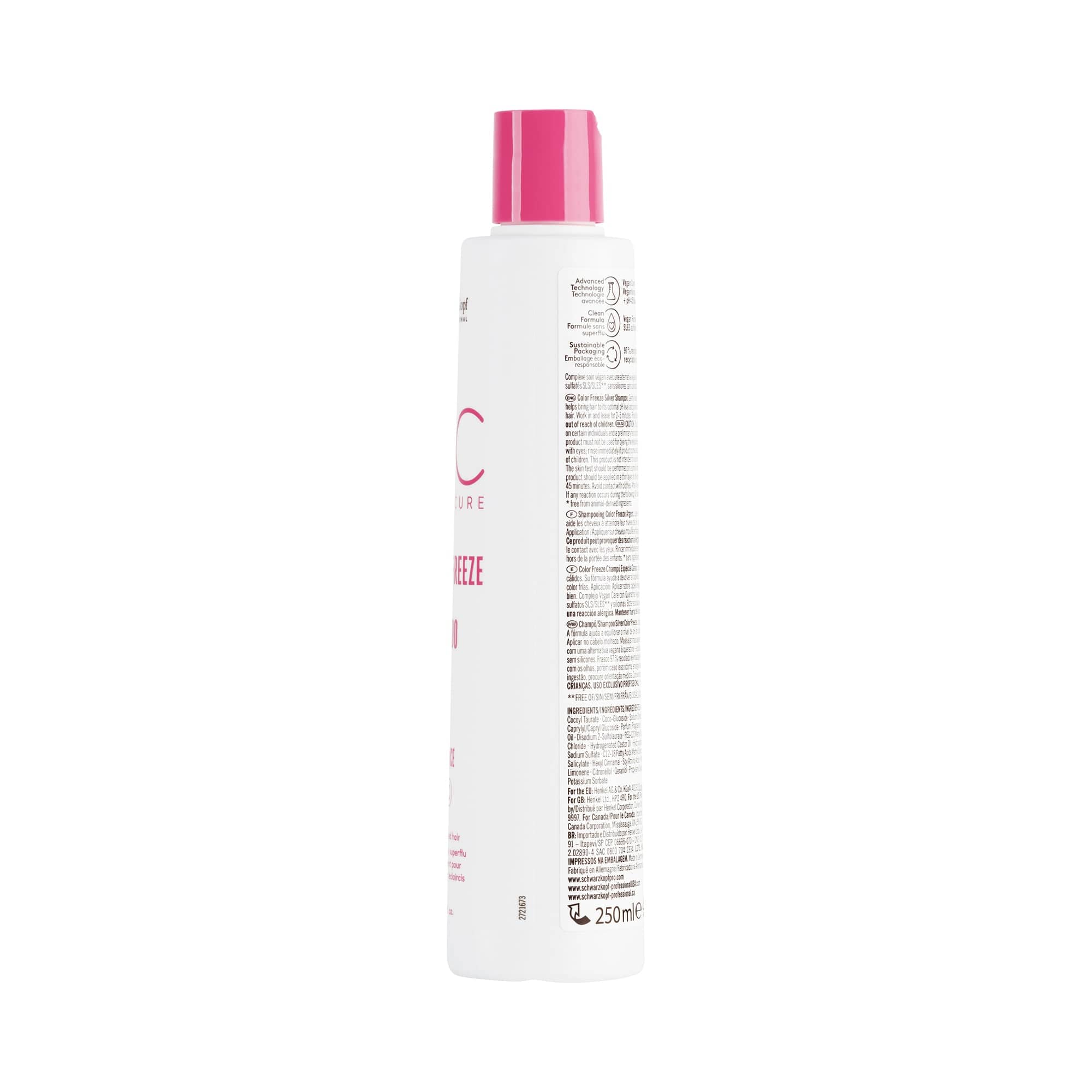 BC Bonacure Shampoo Bonacure Color Freeze Champú Especial Canas 250ml Roberta Beauty Club Tienda Online Productos de Peluqueria