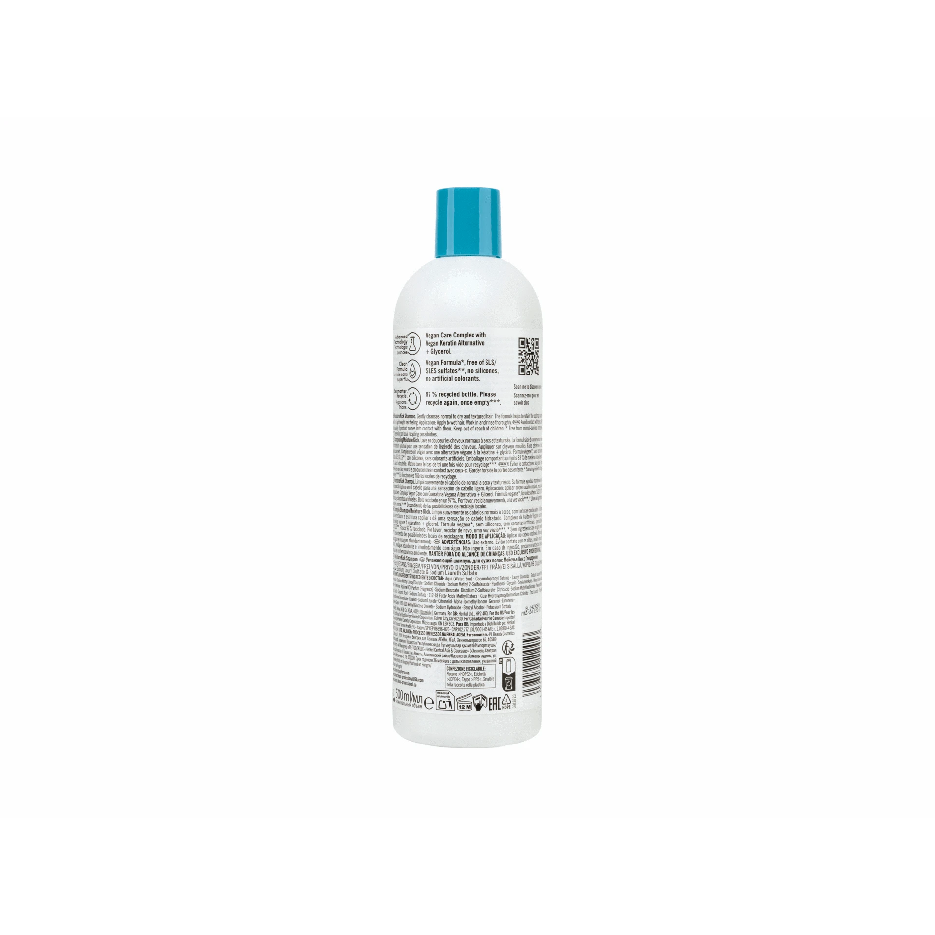 BC Bonacure Shampoo Bonacure Moisture Kick Champú 500ml Roberta Beauty Club Tienda Online Productos de Peluqueria