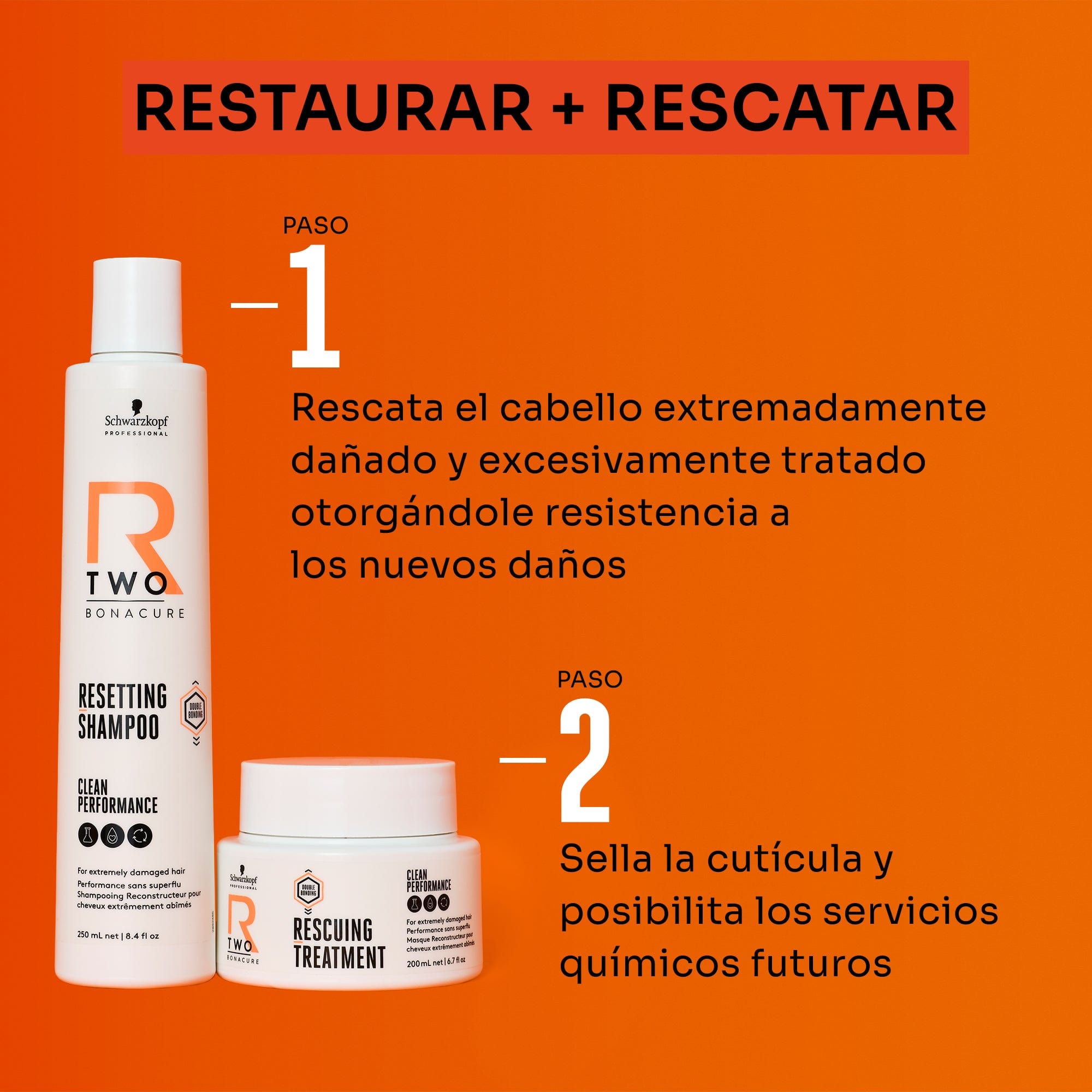 BC Bonacure Shampoo Bonacure R-TWO Tratamiento Reparador 200ml Roberta Beauty Club Tienda Online Productos de Peluqueria