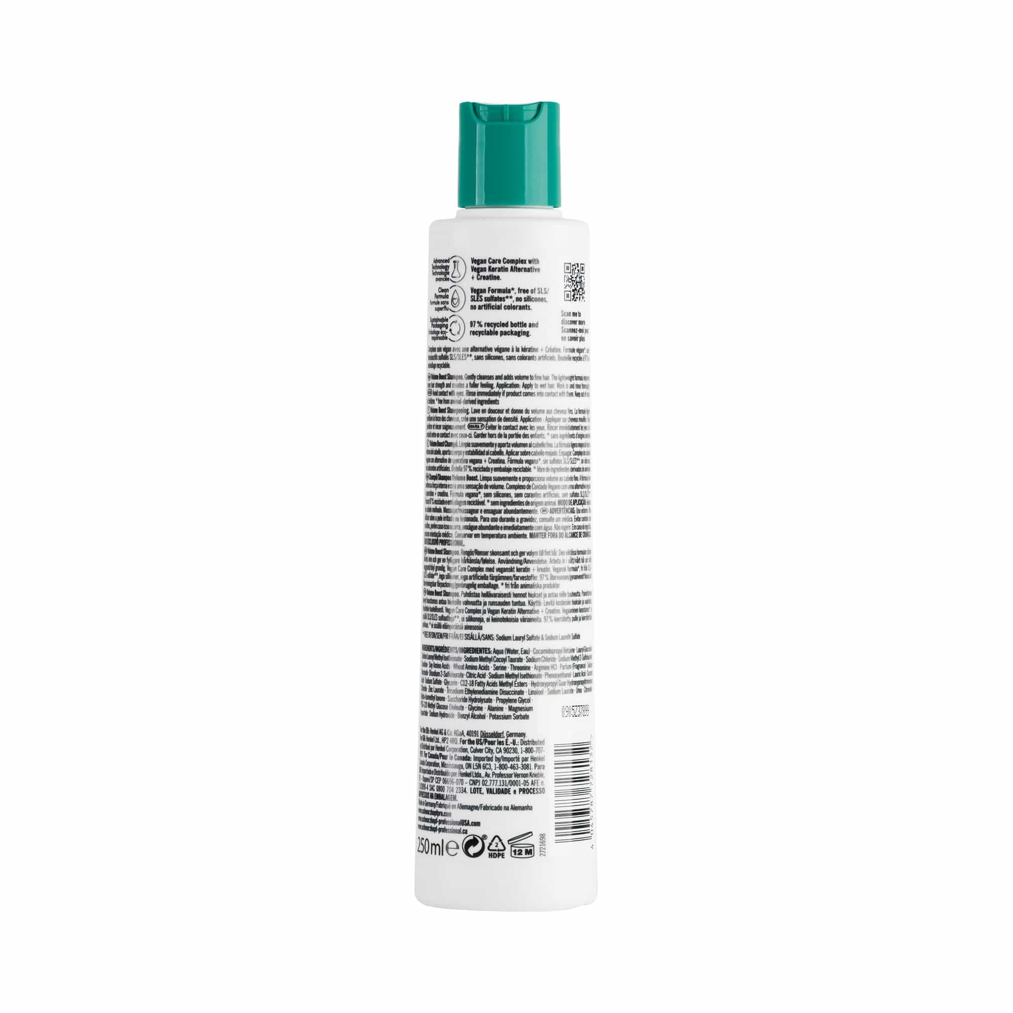 BC Bonacure Shampoo Bonacure Volume Boost Champú 250ml Roberta Beauty Club Tienda Online Productos de Peluqueria