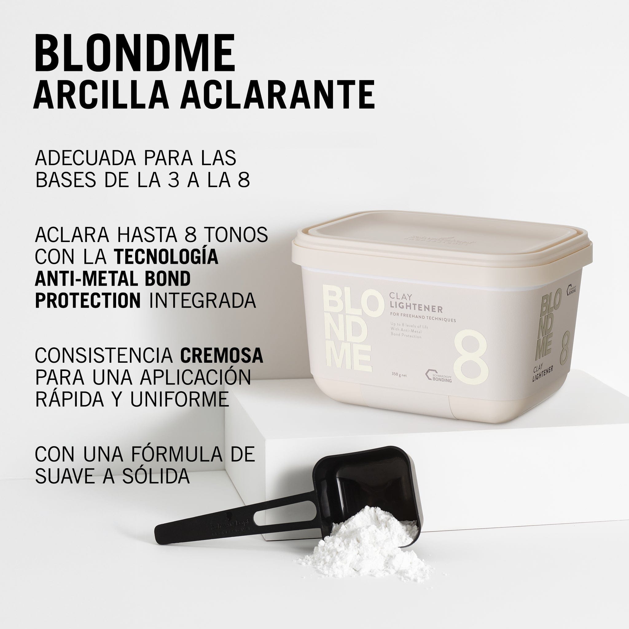 Blondme Decolorante BLONDME Arcilla Aclarante 350g Roberta Beauty Club Tienda Online Productos de Peluqueria