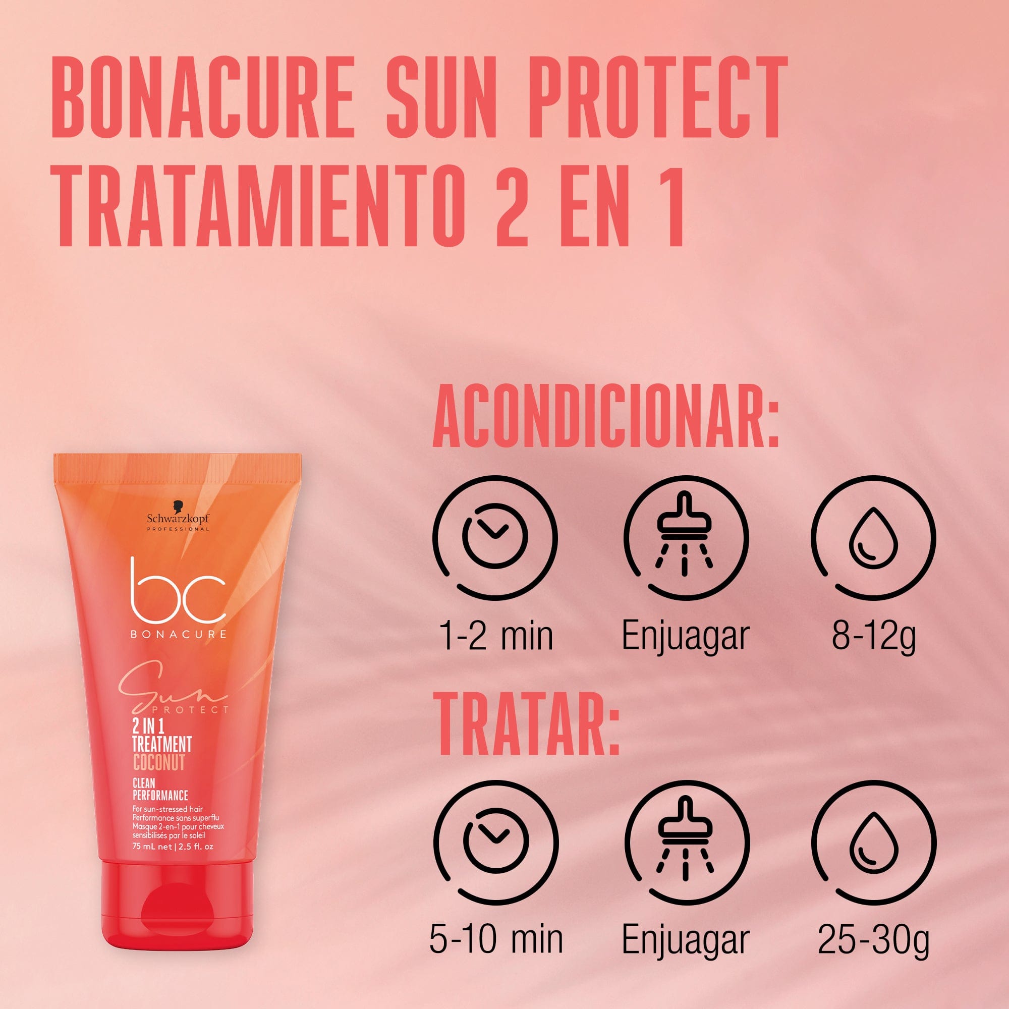 Bonacure Tratamiento Bonacure Sun Protect Tratamiento 2en1 150ml Roberta Beauty Club Tienda Online Productos de Peluqueria