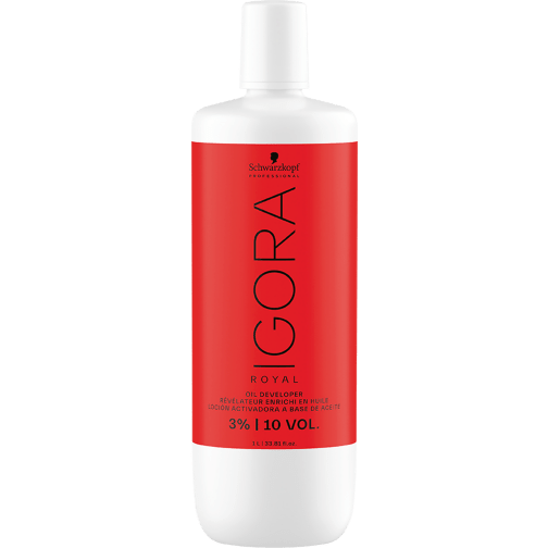 Igora Oxigenada IGORA ROYAL Loción Activadora a base de Aceite 3% / 10 Vol. 1000ml Roberta Beauty Club Tienda Online Productos de Peluqueria